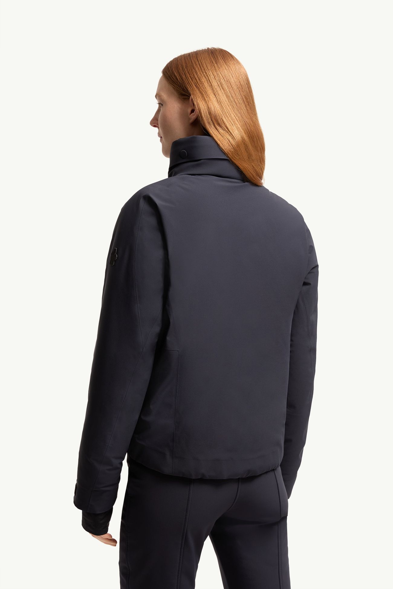 Veste de ski isolante à capuche Danses Femmes Bleu marine Moncler 4