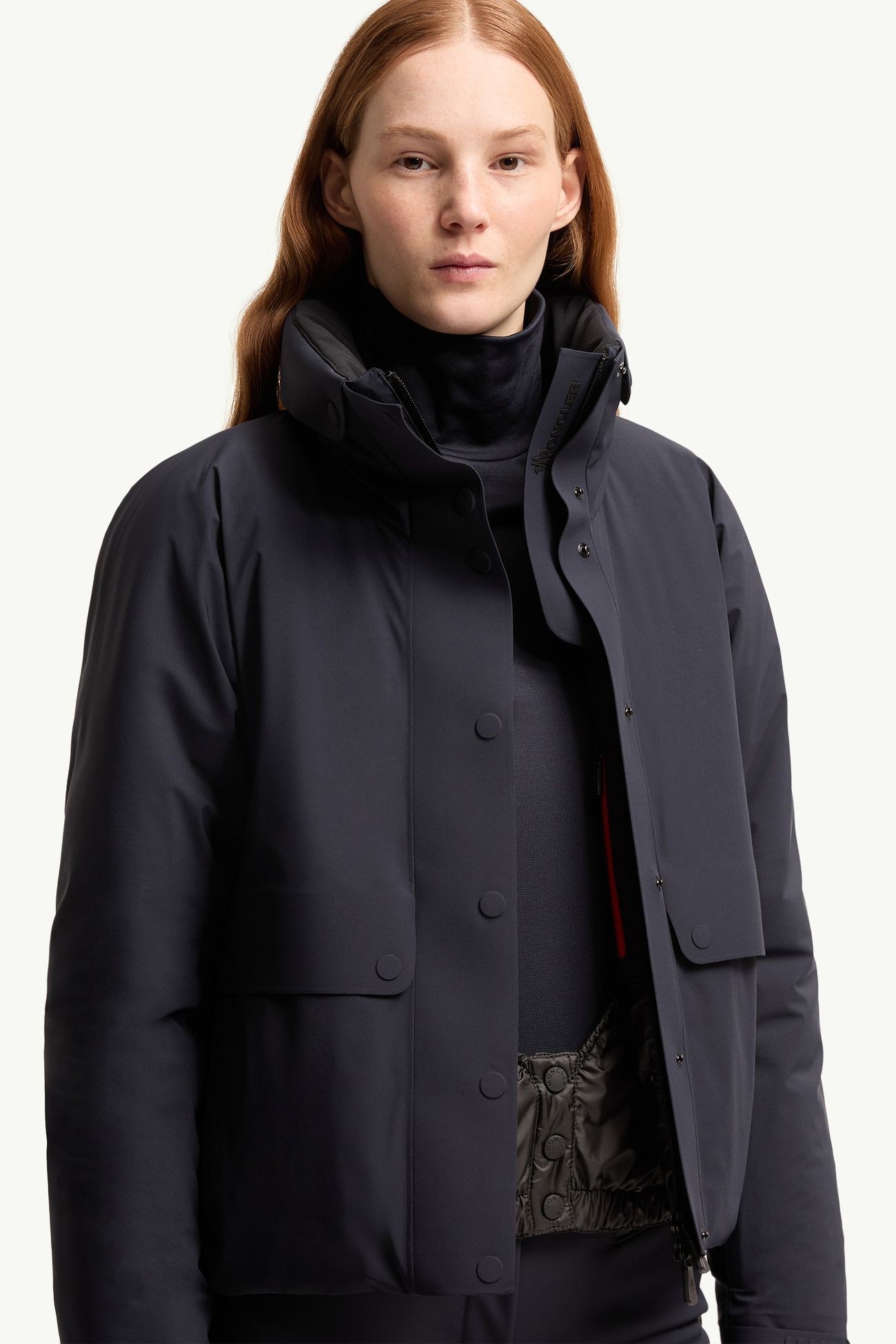 Chaqueta de esquí aislante con capucha Danses Mujer Azul marino Moncler 5