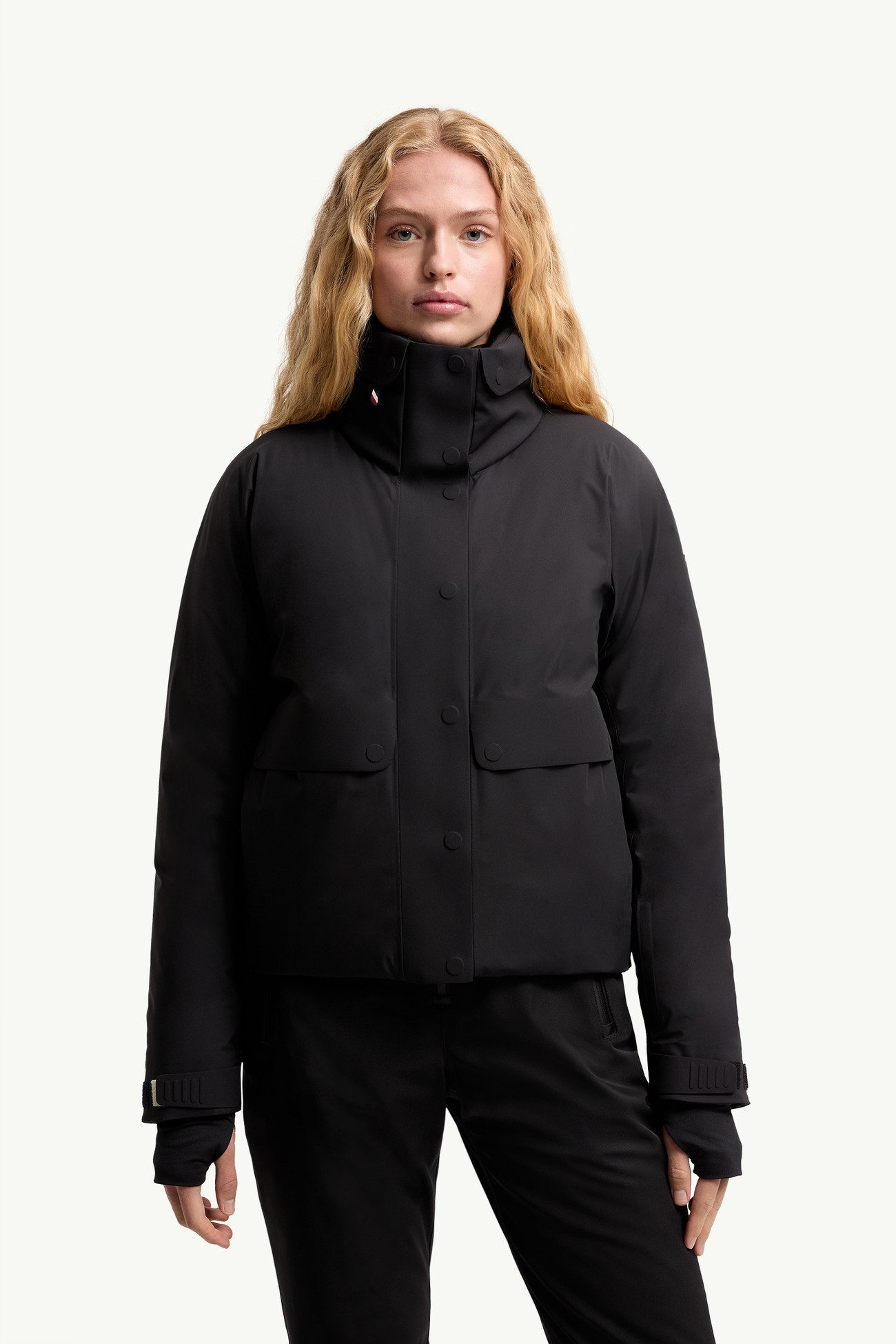 Danses保暖連帽滑雪外套 女士 黑色 Moncler 3