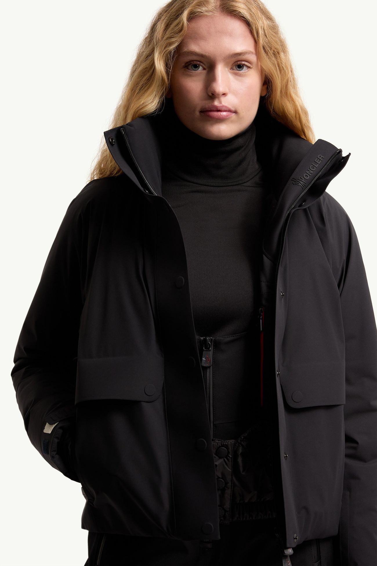 Danses保暖連帽滑雪外套 女士 黑色 Moncler 6