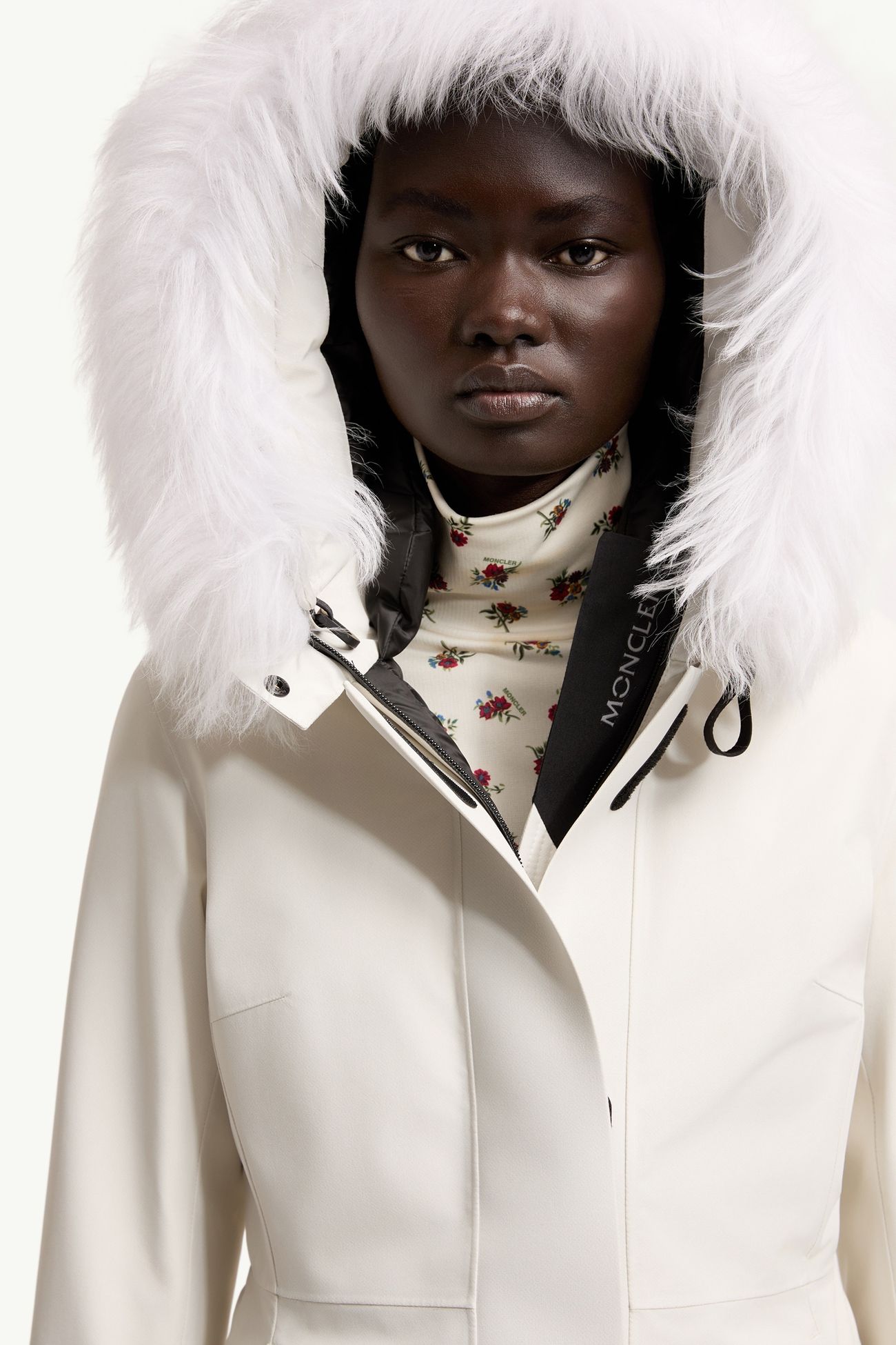 Chaqueta de esquí aislante con capucha Laplance de GORE-TEX® y lana Mujer Blanco Moncler 7