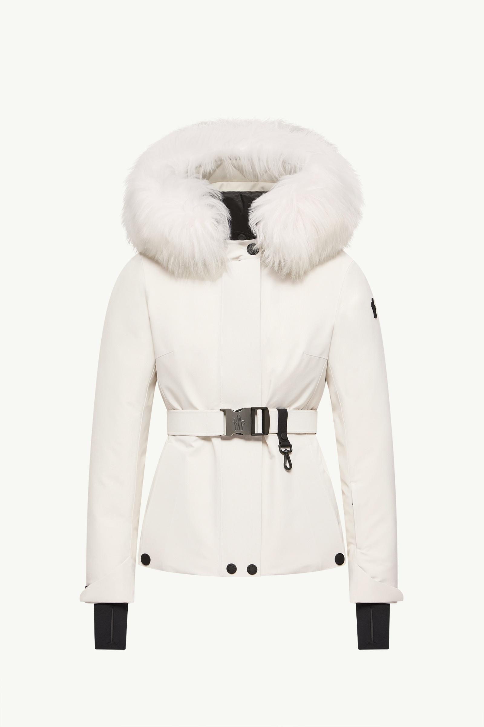 Giacca da sci Laplance in GORE-TEX® con cappuccio e orlo in shearling Donna Bianco Moncler, 1 of 0