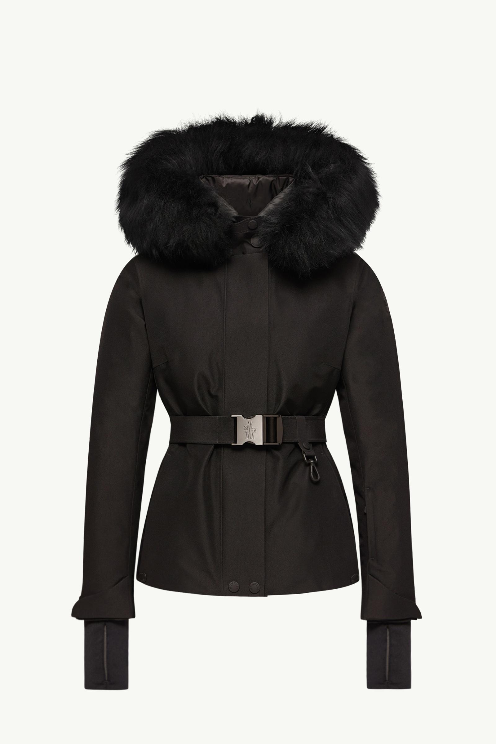 Giacca da sci Laplance in GORE-TEX® con cappuccio e orlo in shearling Donna Nero Moncler, 1 of 0