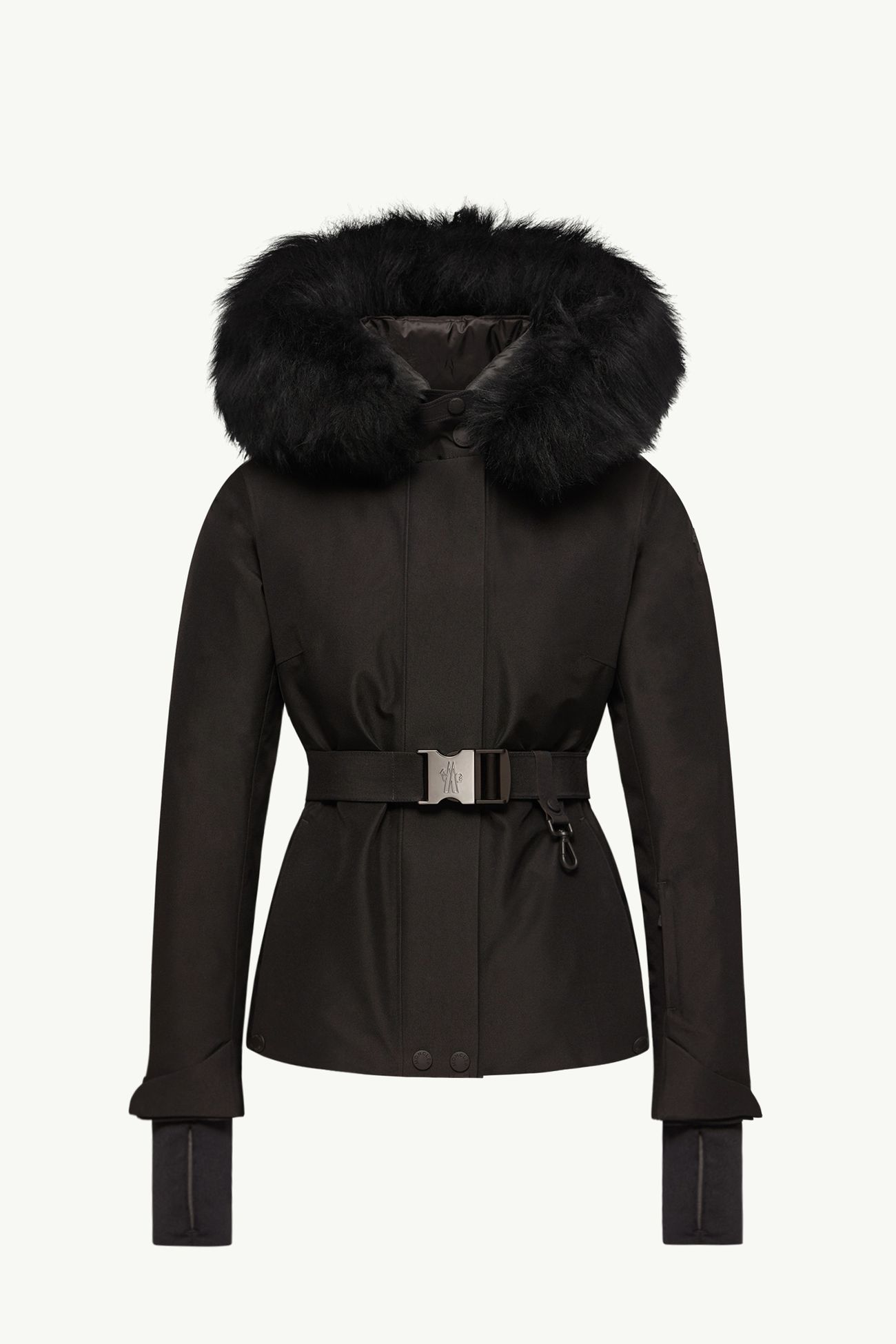 Giacca da sci Laplance in GORE-TEX® con cappuccio e orlo in shearling Donna Nero Moncler 2