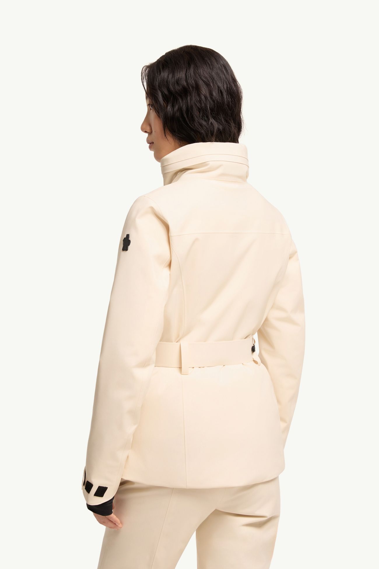 Hainets Insulated Ski Jacket Women White Ivory Moncler 4