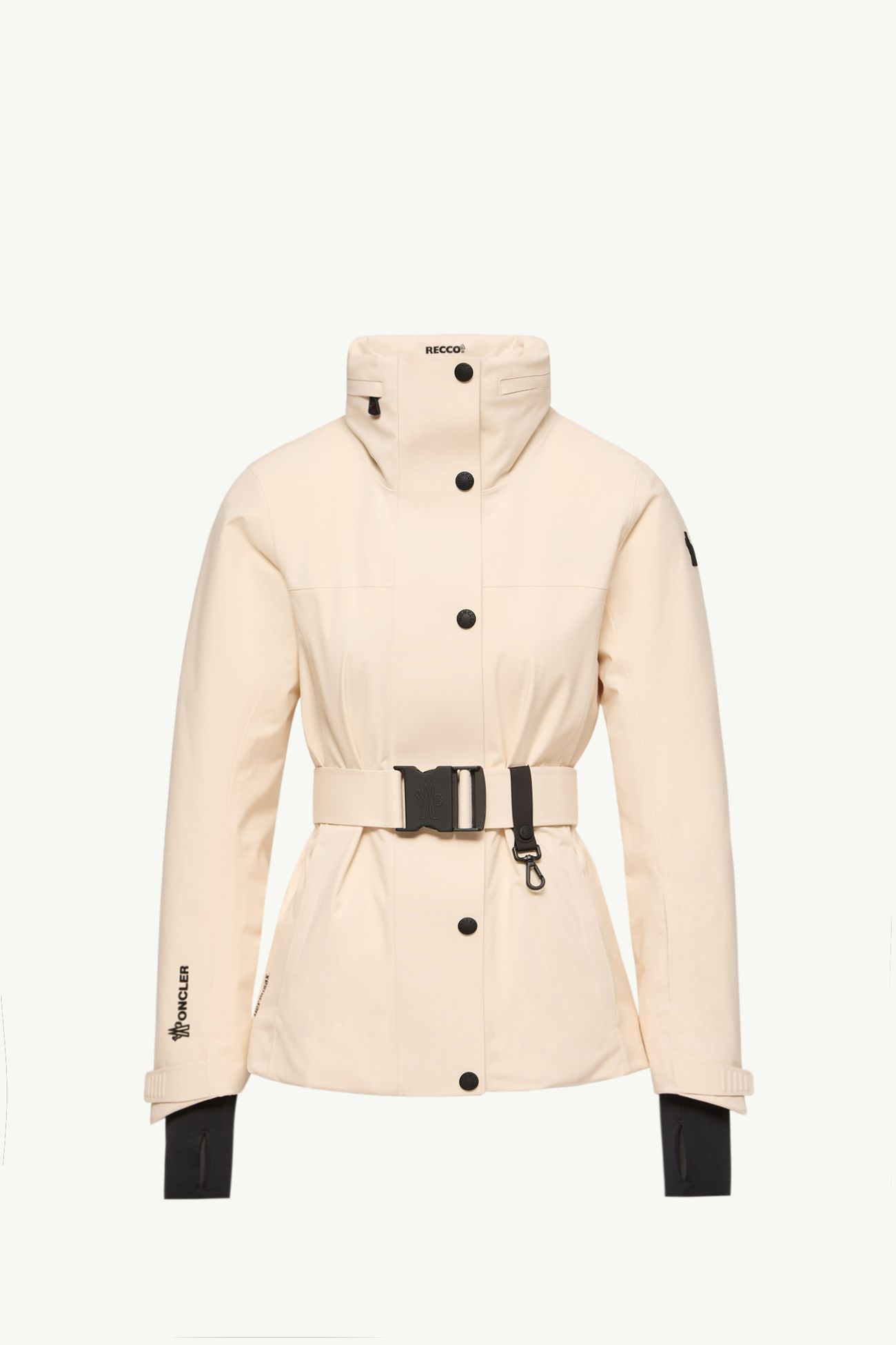 Chaqueta de esquí aislante Hainets Mujer Blanco Marfil Moncler 2