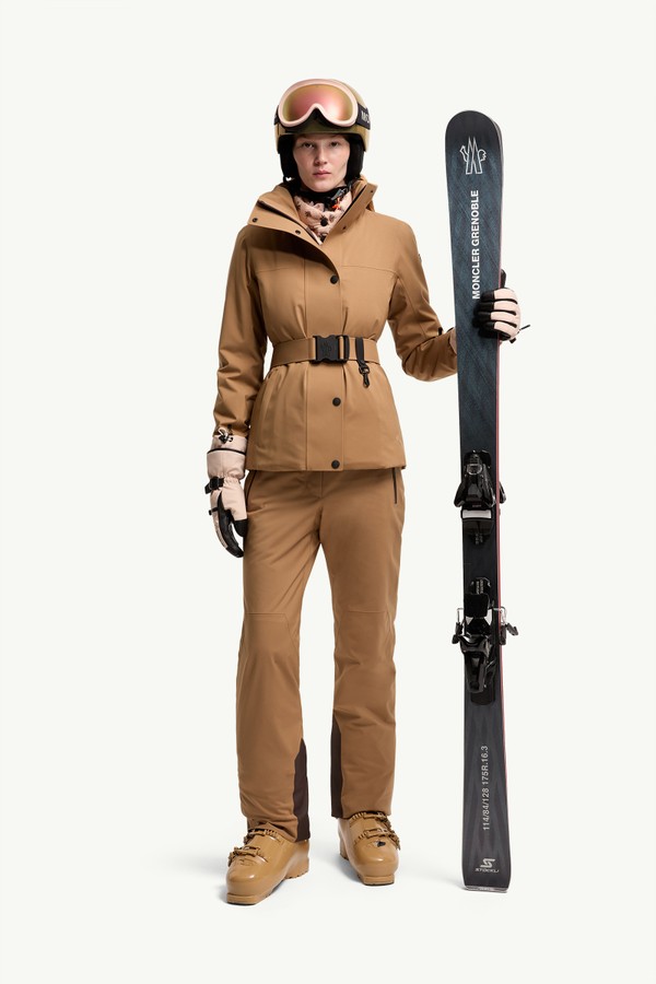 Hainets保暖滑雪外套 女士 駱駝米色 Moncler 0