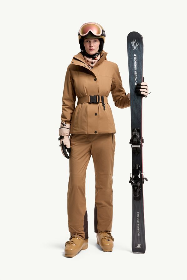 Veste de ski isolante Hainets Femmes Beige Chameau Moncler 0