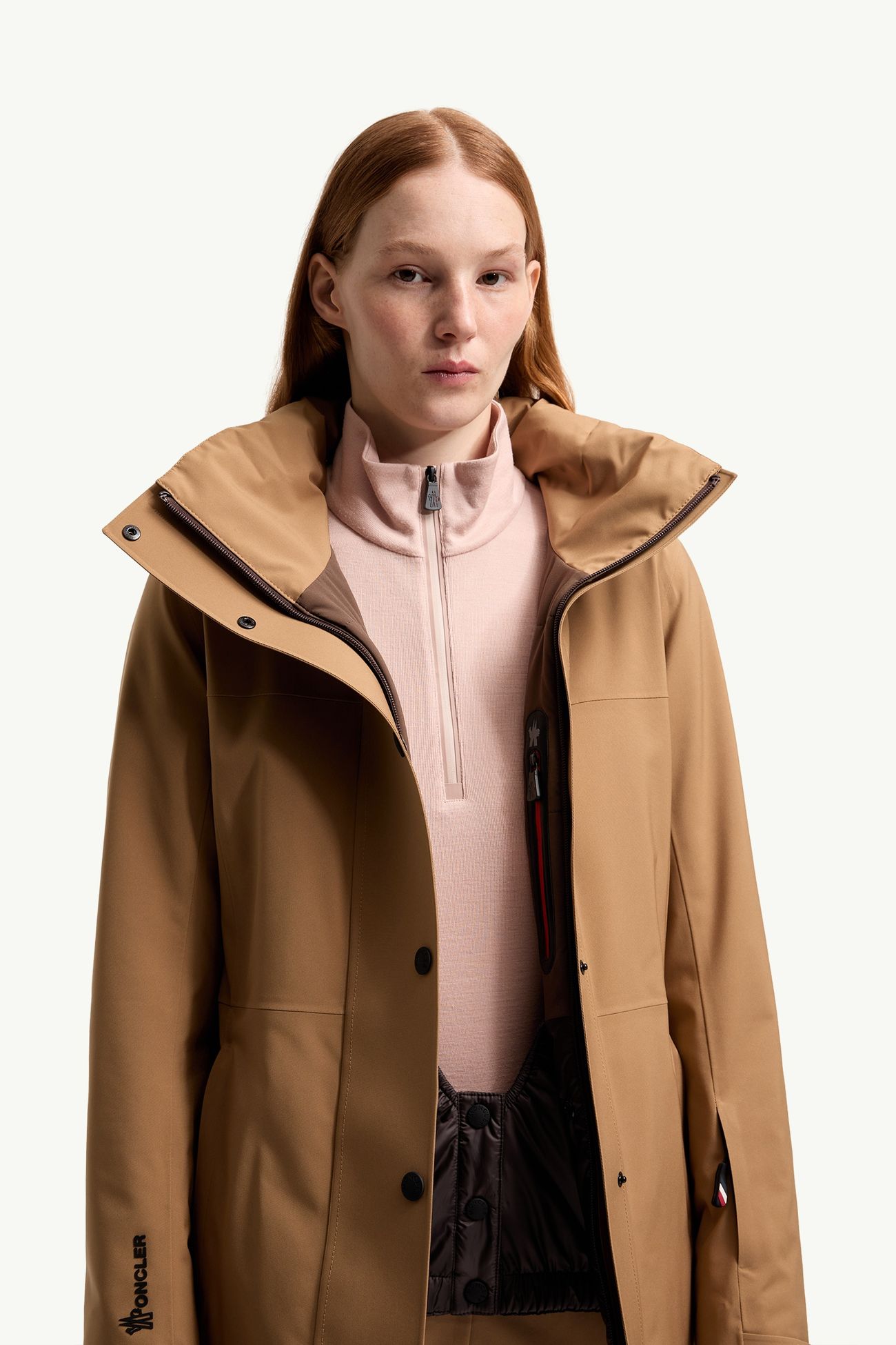 Hainets保暖滑雪外套 女士 駱駝米色 Moncler 6