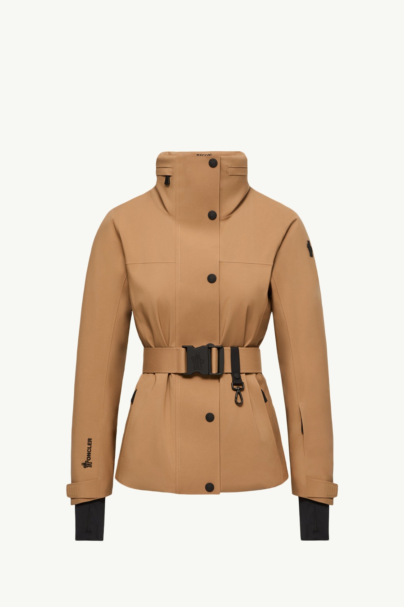 Hainets Insulated Ski Jacket Women Camel Beige Moncler 2