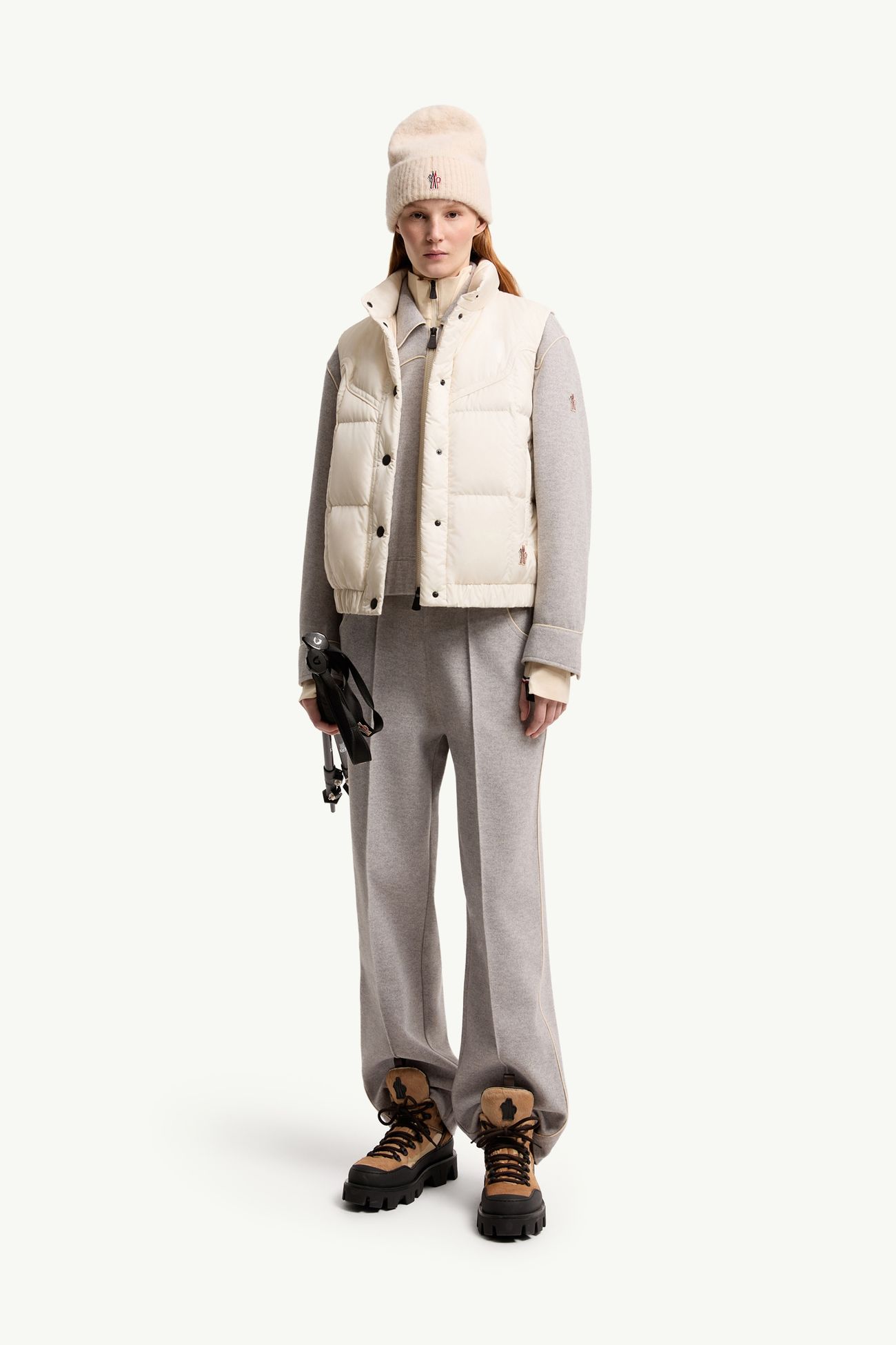 Doucy ベスト レディース ホワイト Moncler 0