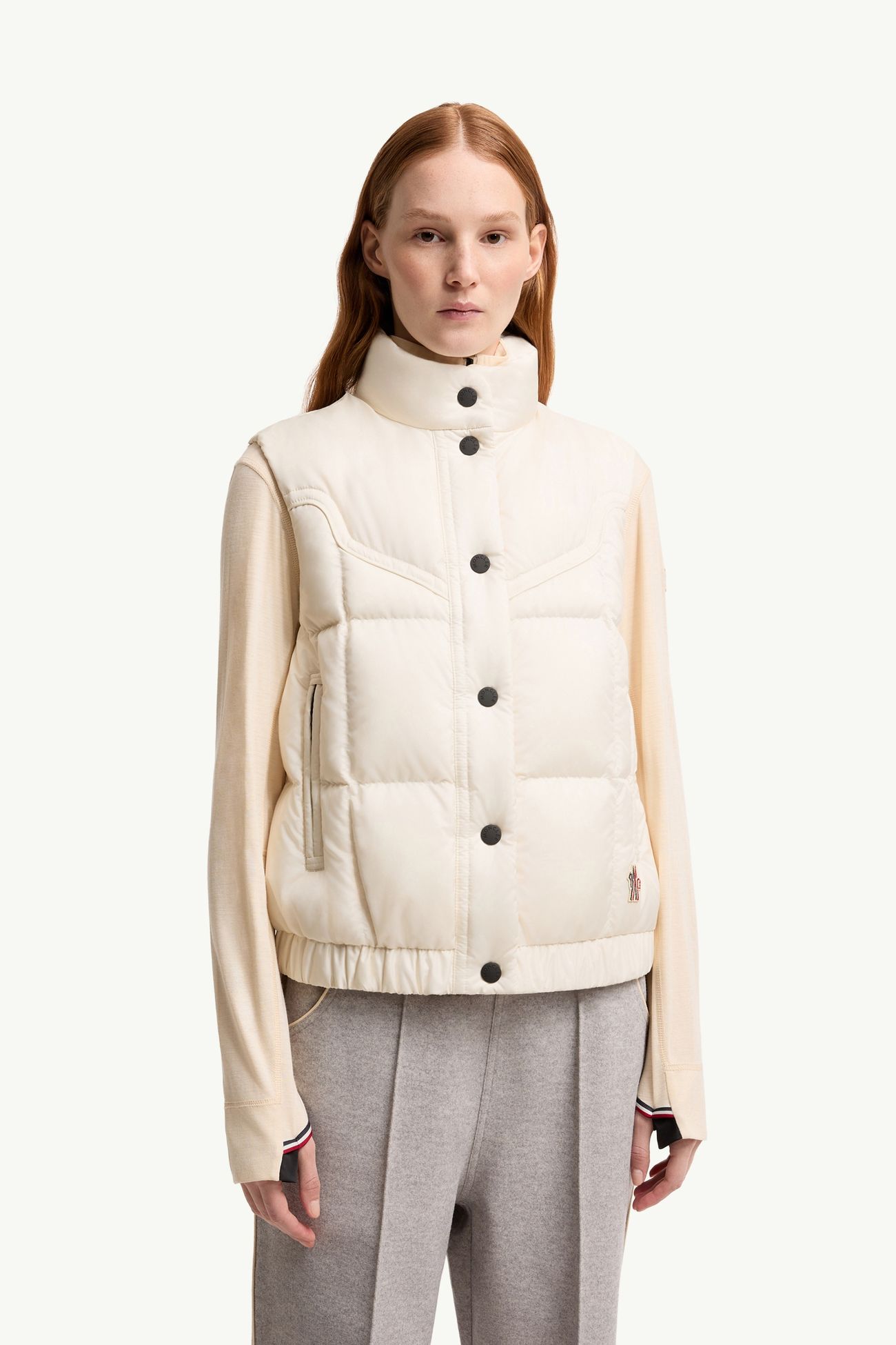 Doucy ベスト レディース ホワイト Moncler 3