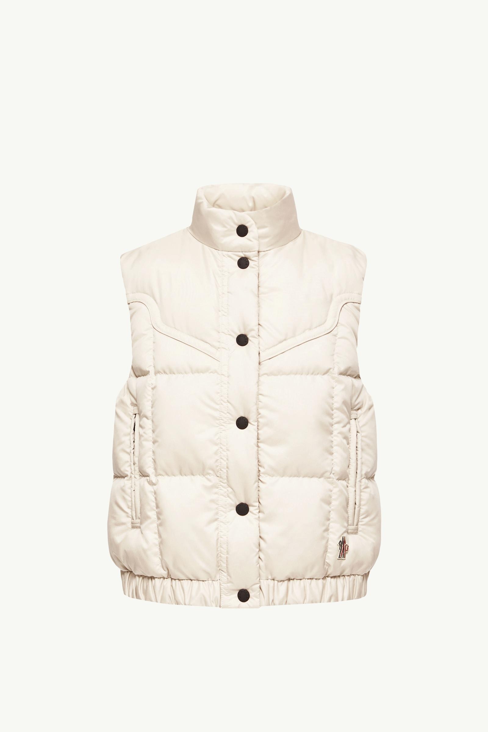 Doucy Square-Quilted Down Gilet Women White Moncler, 1 of 0