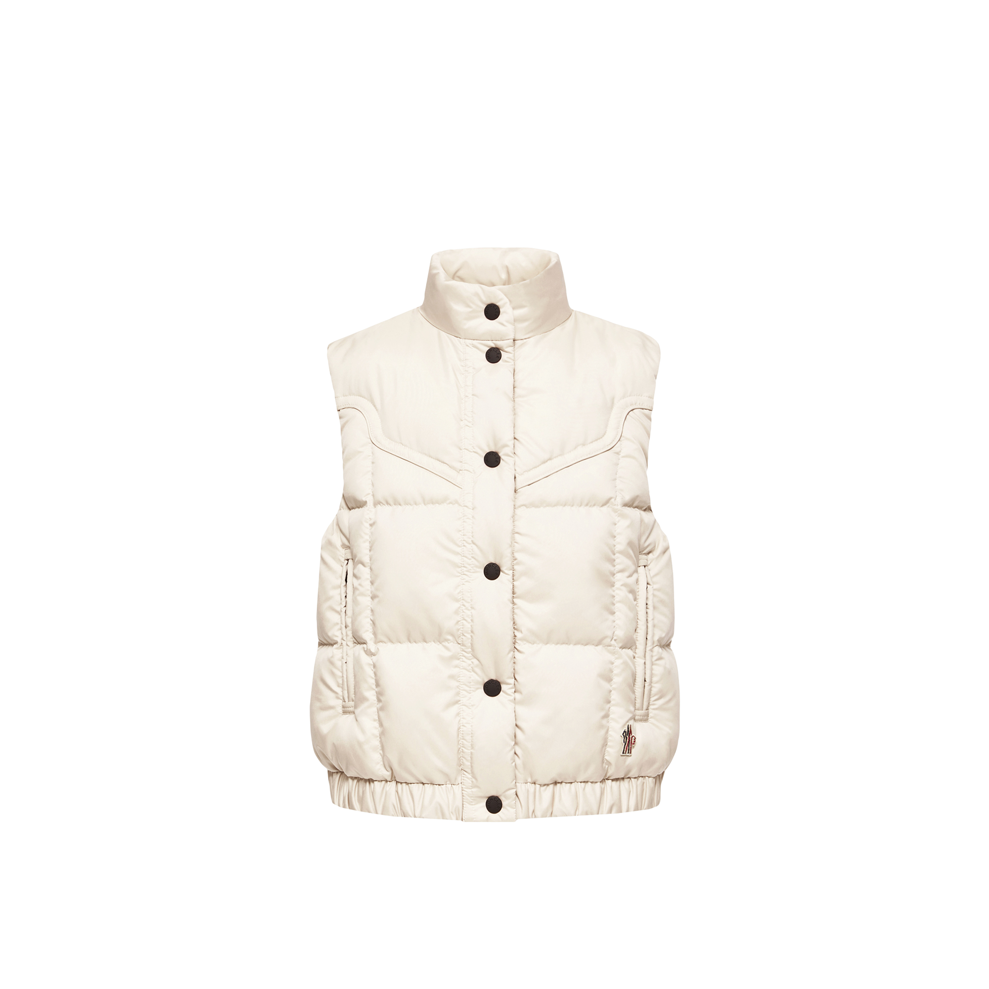 Moncler Padded Down Jacket - Female - Waistcoats - White - Xs - Jackets - Image 2