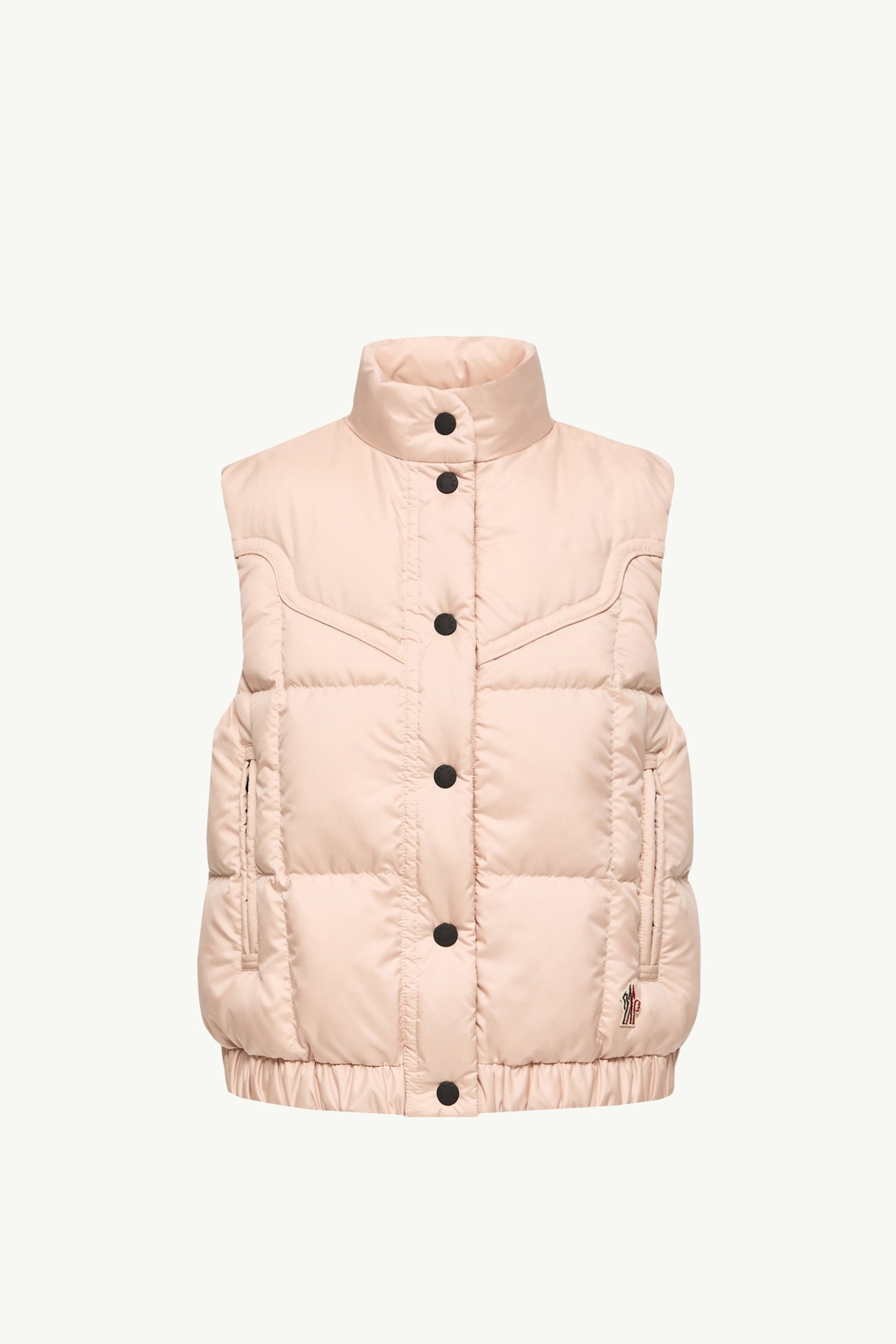 Doucy Square-Quilted Down Gilet Women Pink Moncler 2