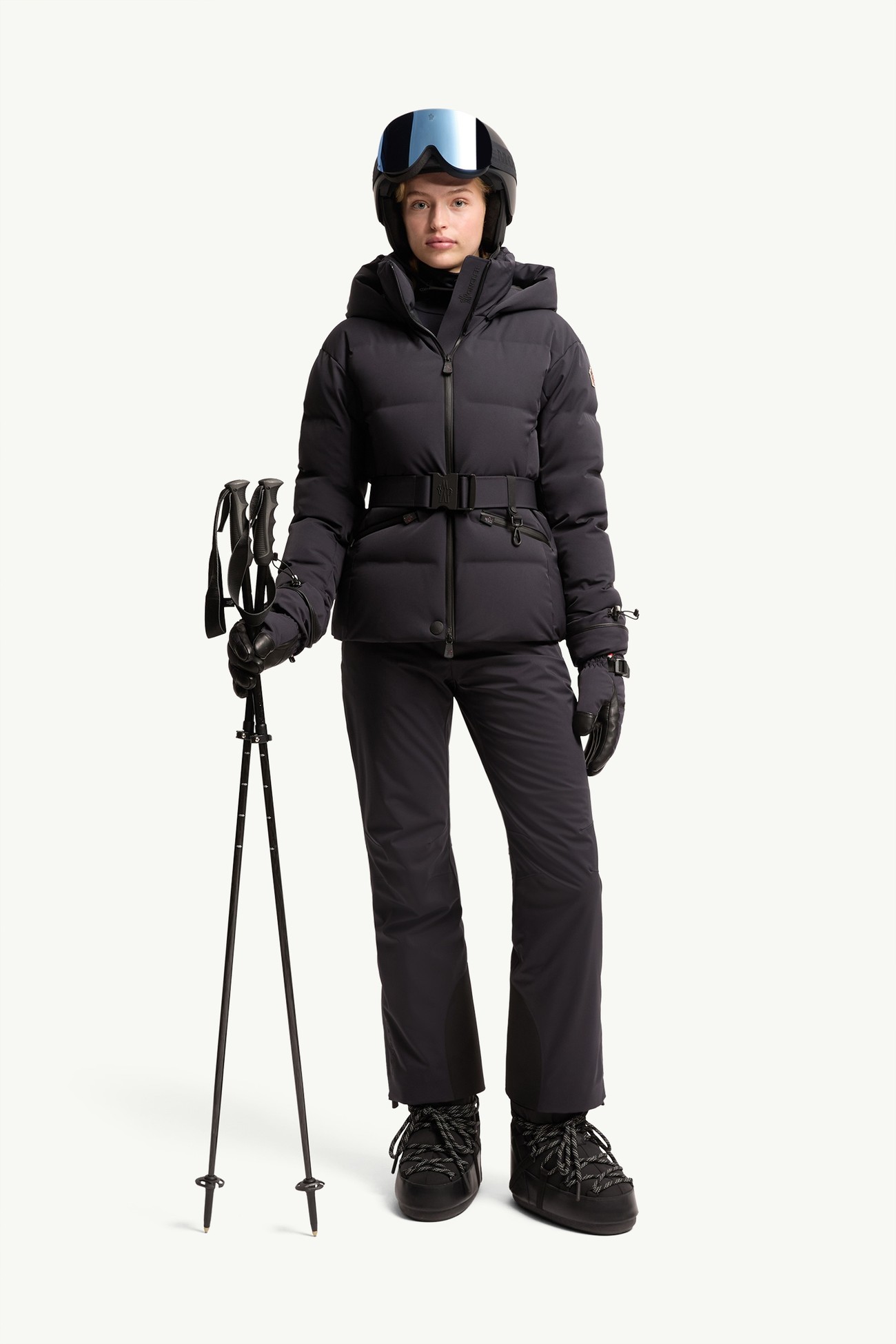 Tolima連帽保暖滑雪外套 女士 海軍藍色 Moncler 0