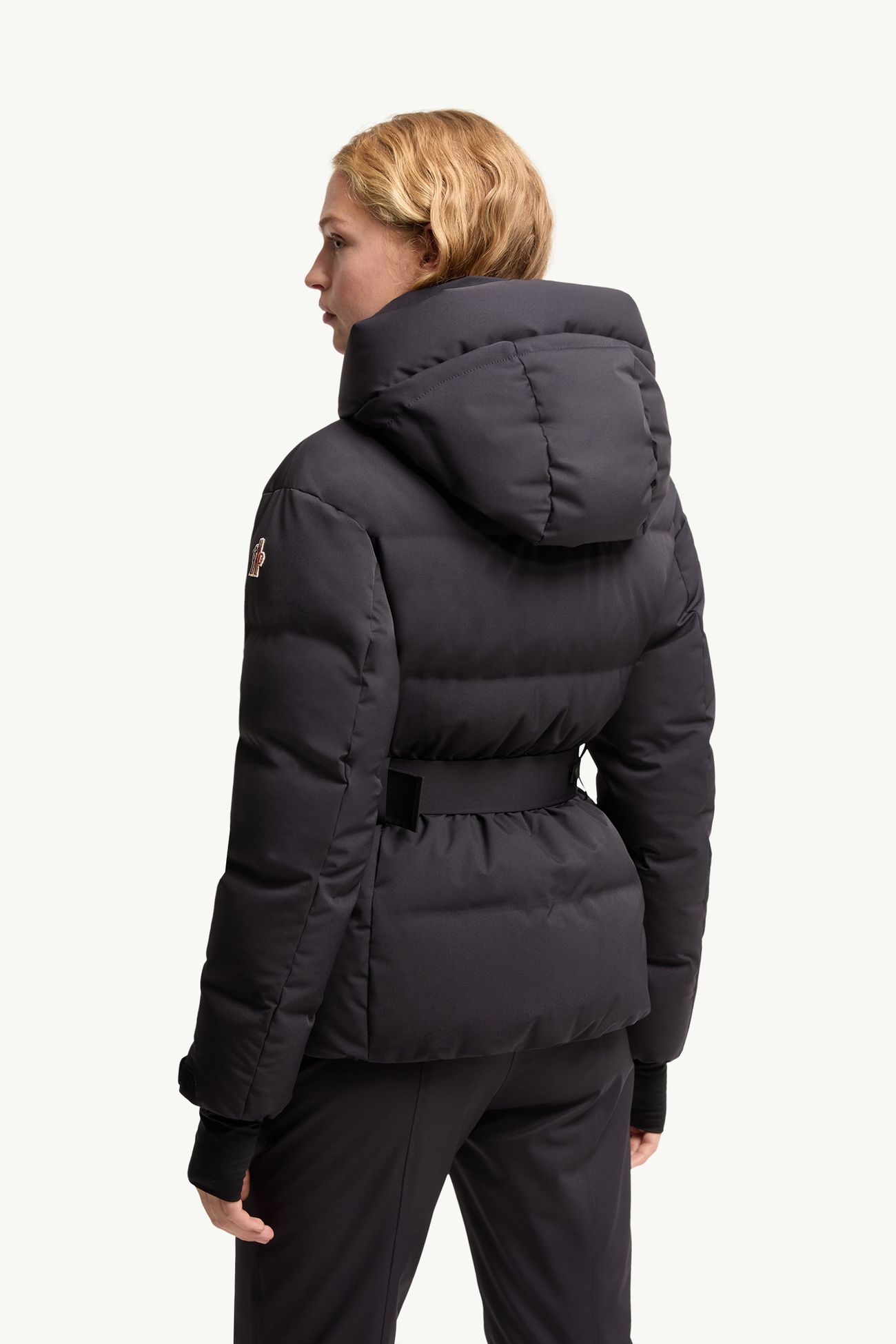 Tolima Hooded Insulated Ski Jacket Women Navy Blue Moncler 4