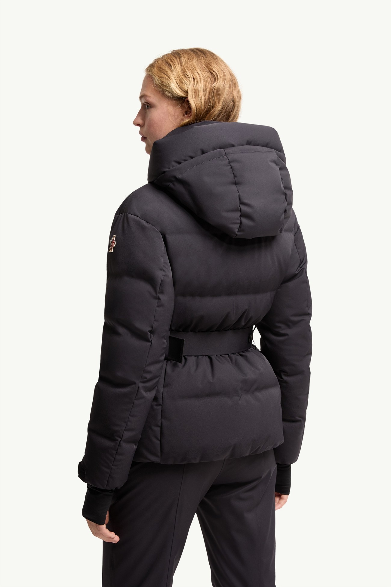 Tolima Hooded Insulated Ski Jacket Women Navy Blue Moncler 4