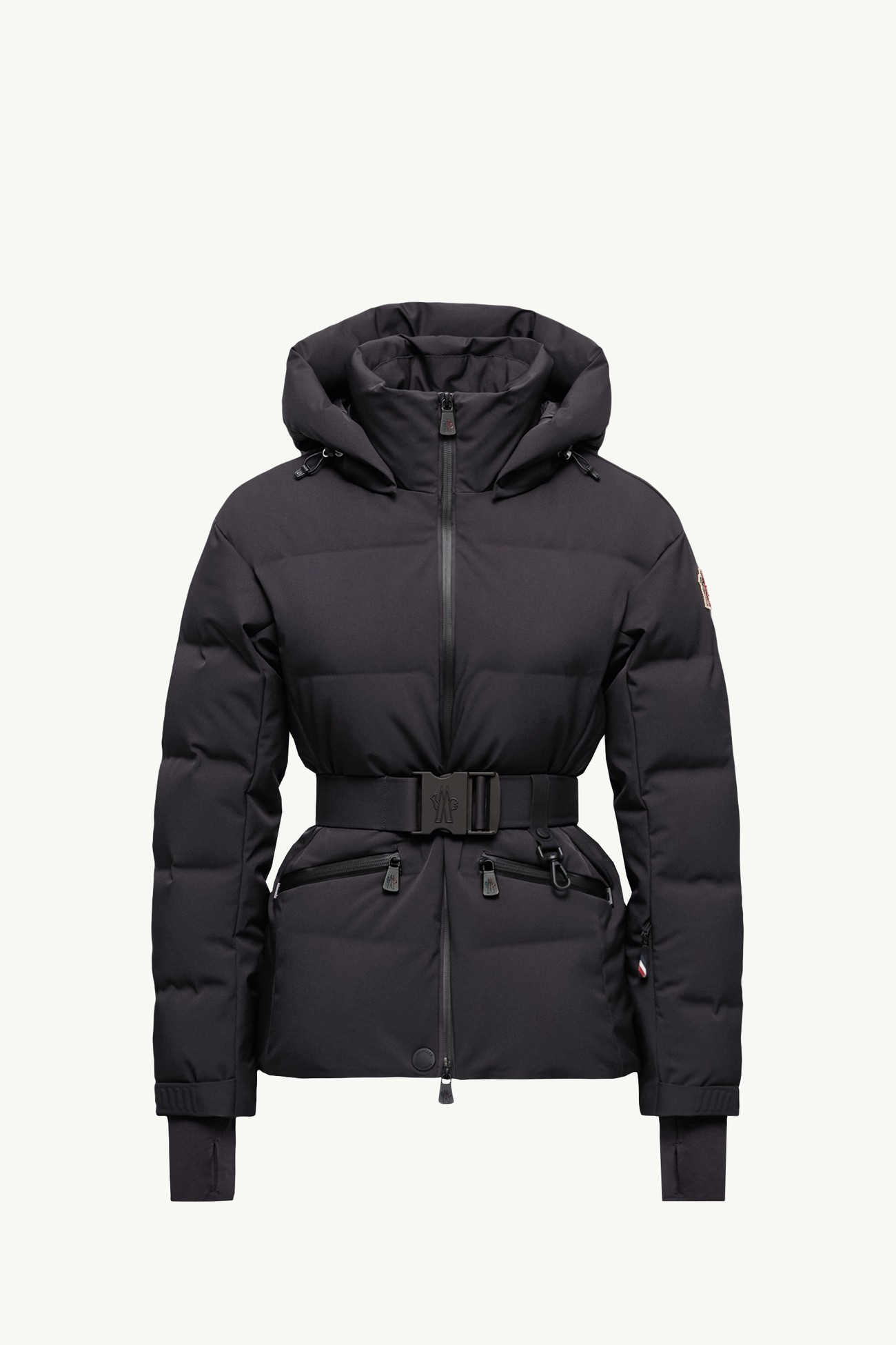 Tolima Hooded Insulated Ski Jacket Women Navy Blue Moncler 2