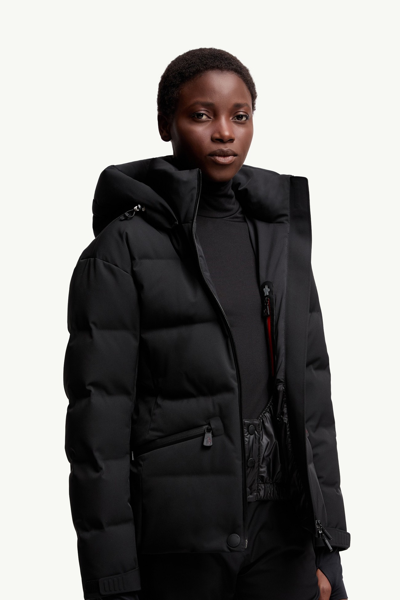 Tolima Hooded Insulated Ski Jacket Women Black Moncler 5