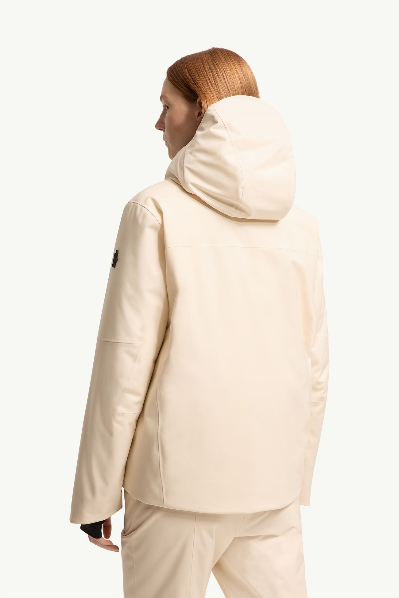 Chaqueta de esquí con capucha Chanavey Mujer Blanco Marfil Moncler 4