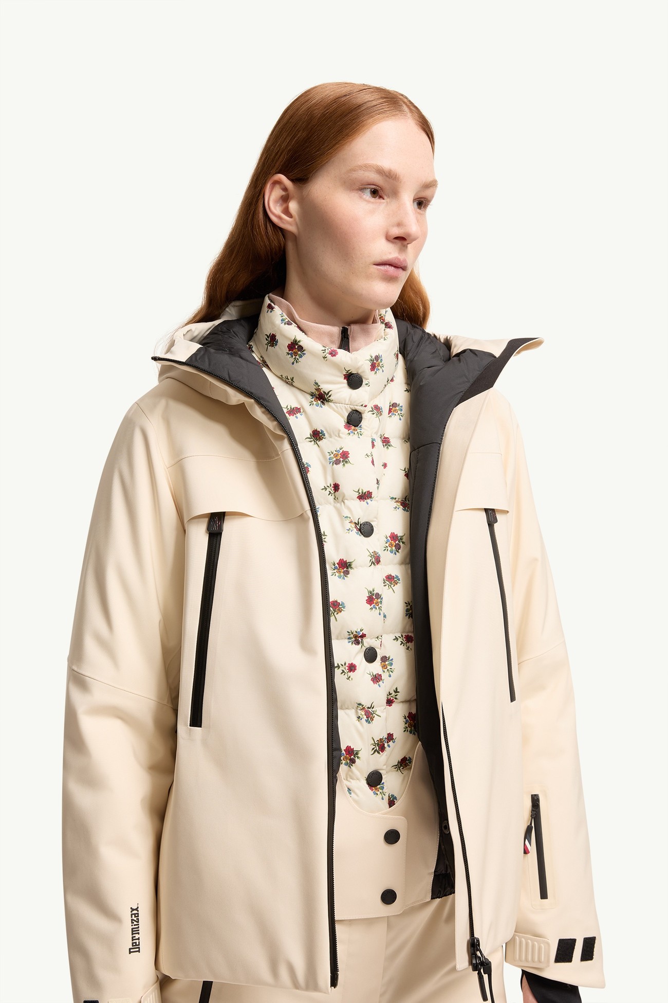 Chanavey連帽滑雪外套 女士 象牙白色 Moncler 5