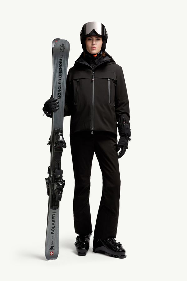 Chanavey Hooded Ski Jacket Women Black Moncler 0