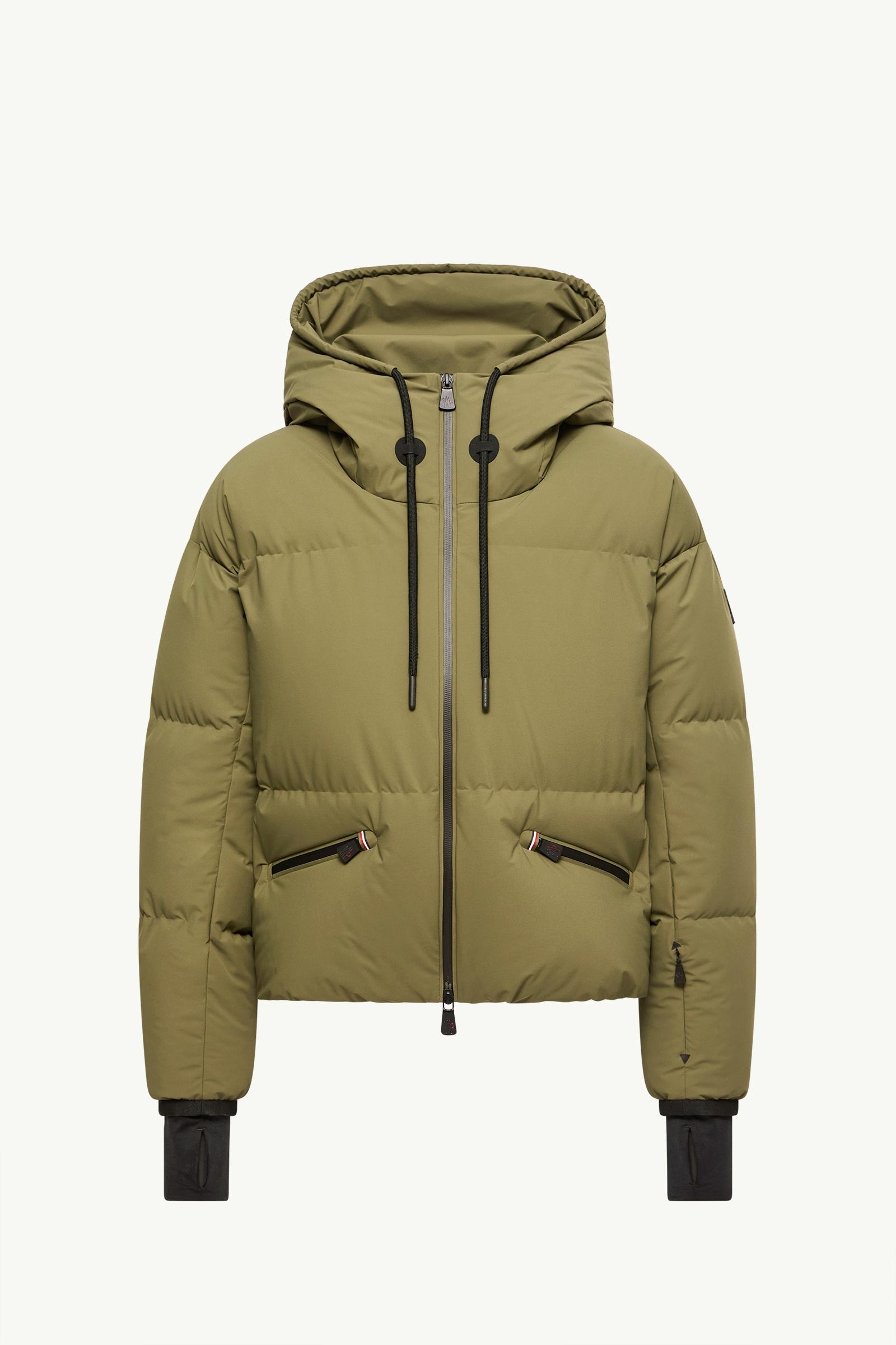 Giacca da sci isolante con cappuccio Allesaz Donna Verde Oliva Moncler, 1 of 0