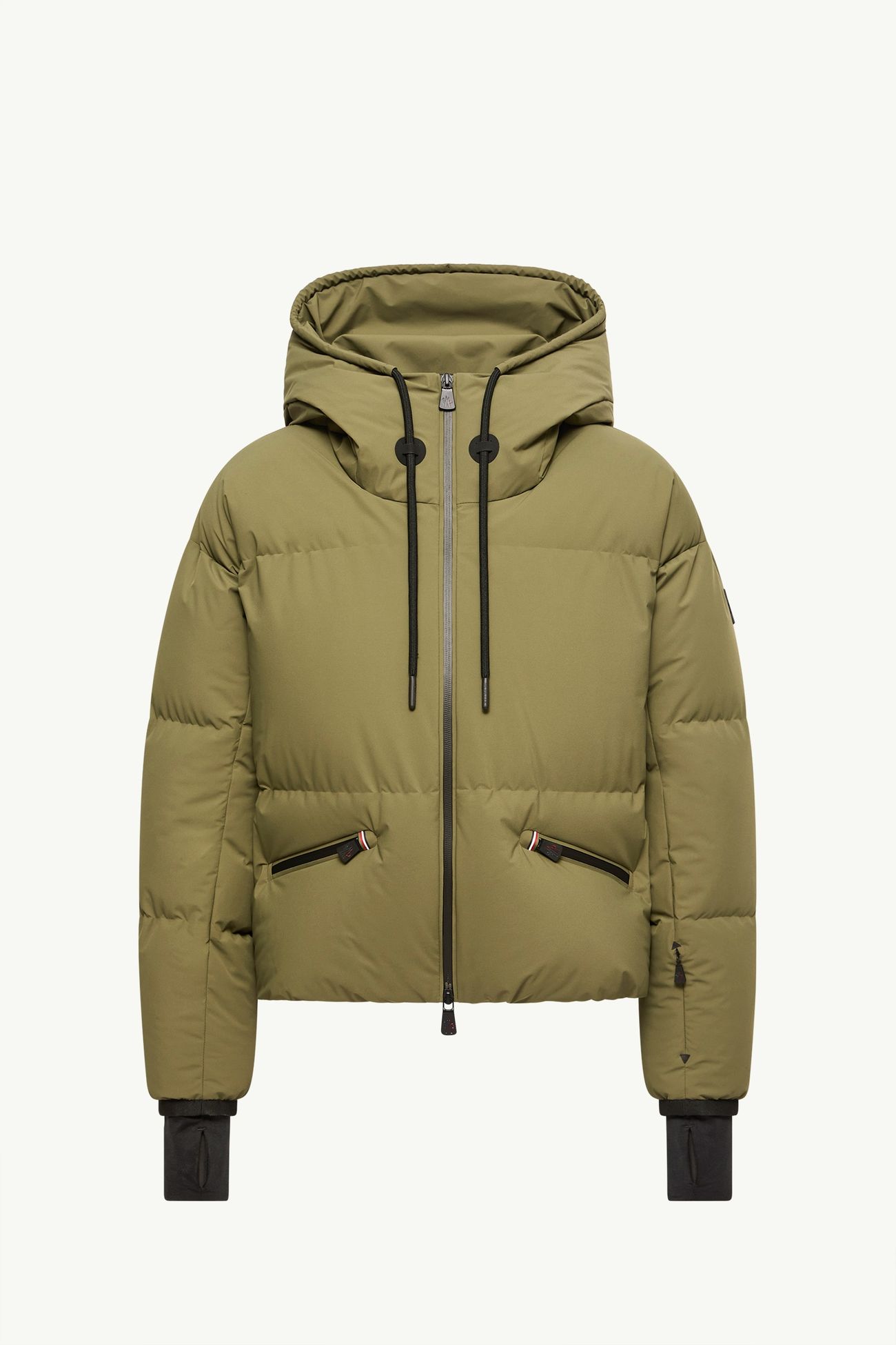 Giacca da sci isolante con cappuccio Allesaz Donna Verde Oliva Moncler 2