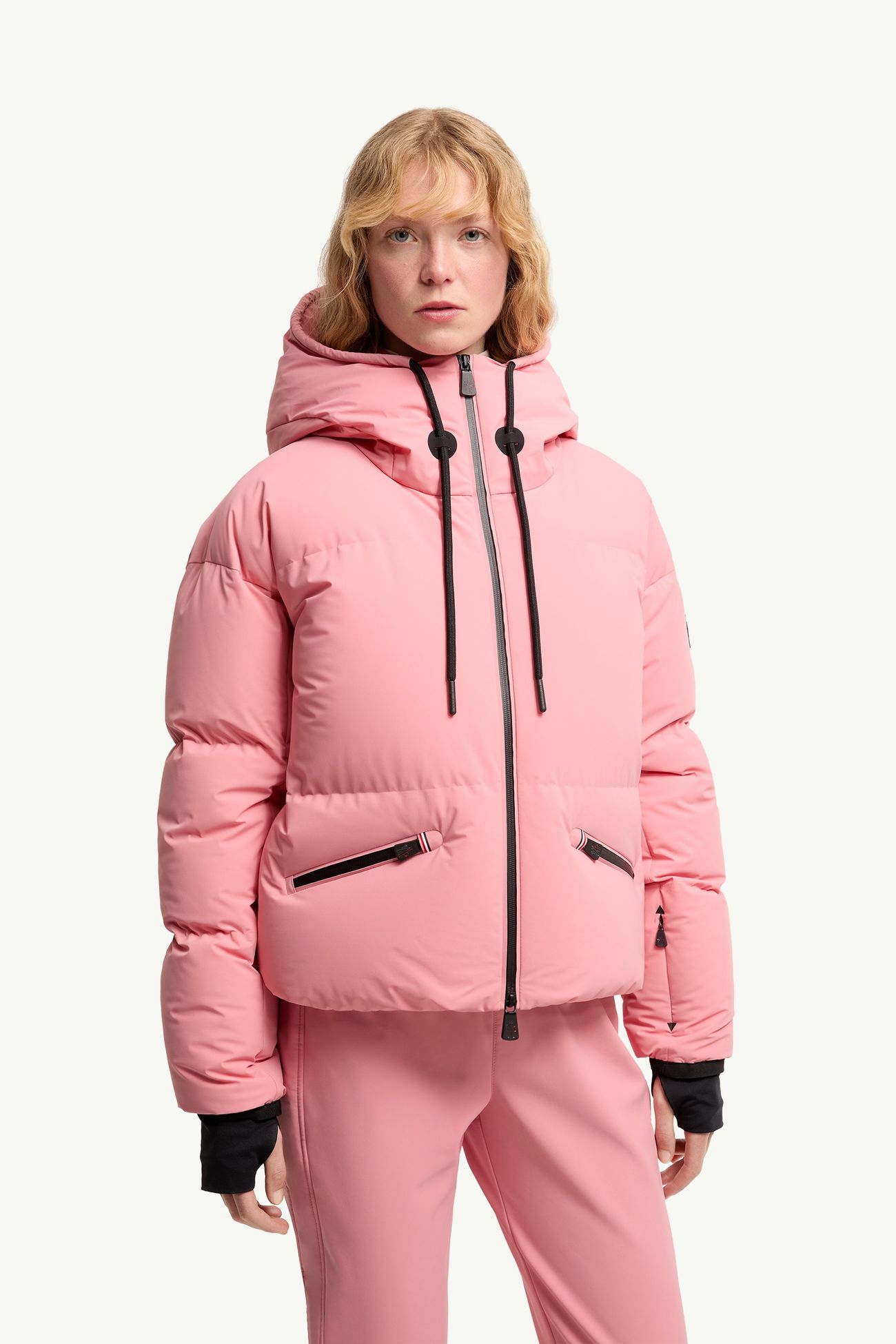 Veste de ski isolante à capuche Allesaz Femmes Rose Moncler 3