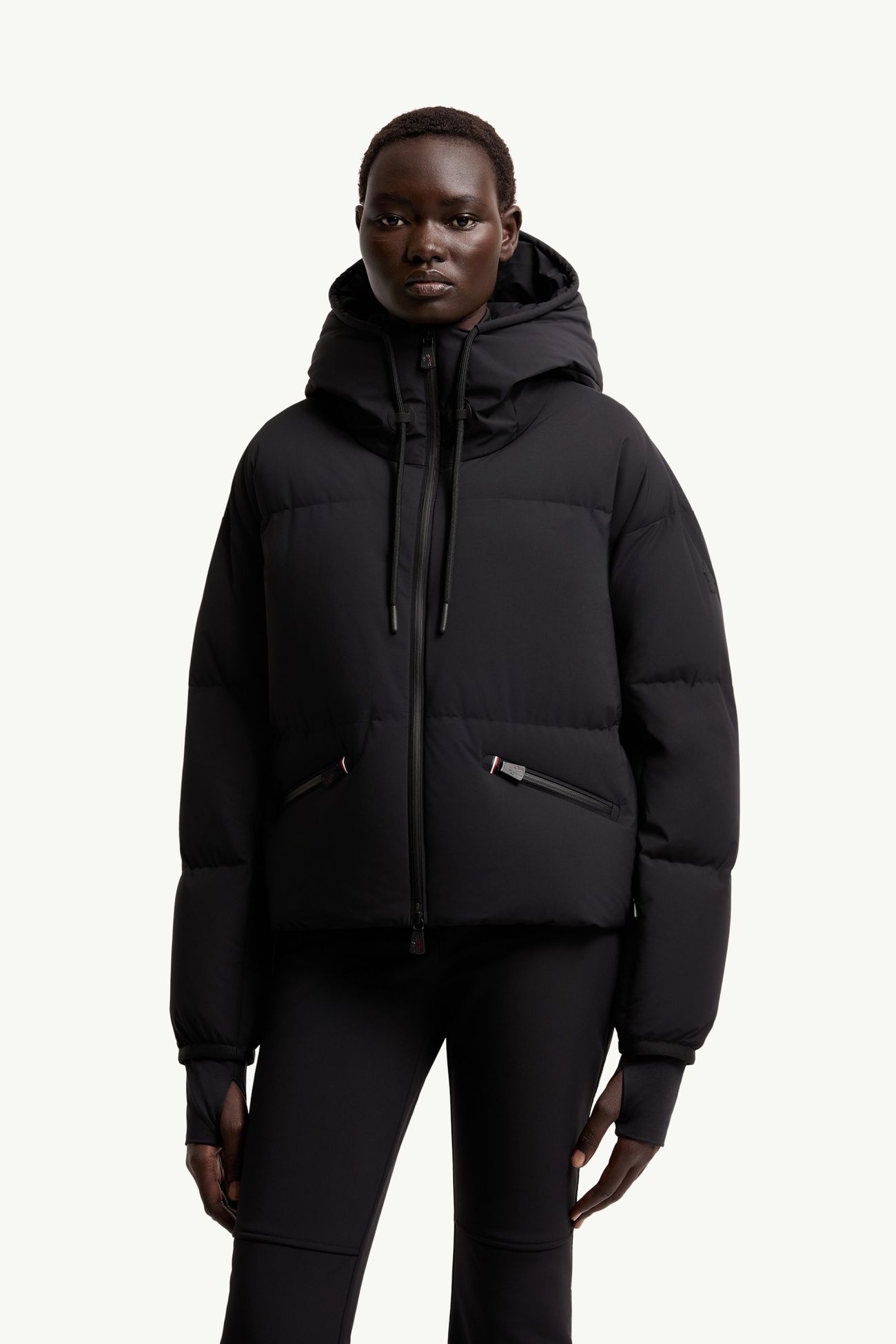 Allesaz Hooded Insulated Ski Jacket Women Black Moncler 3