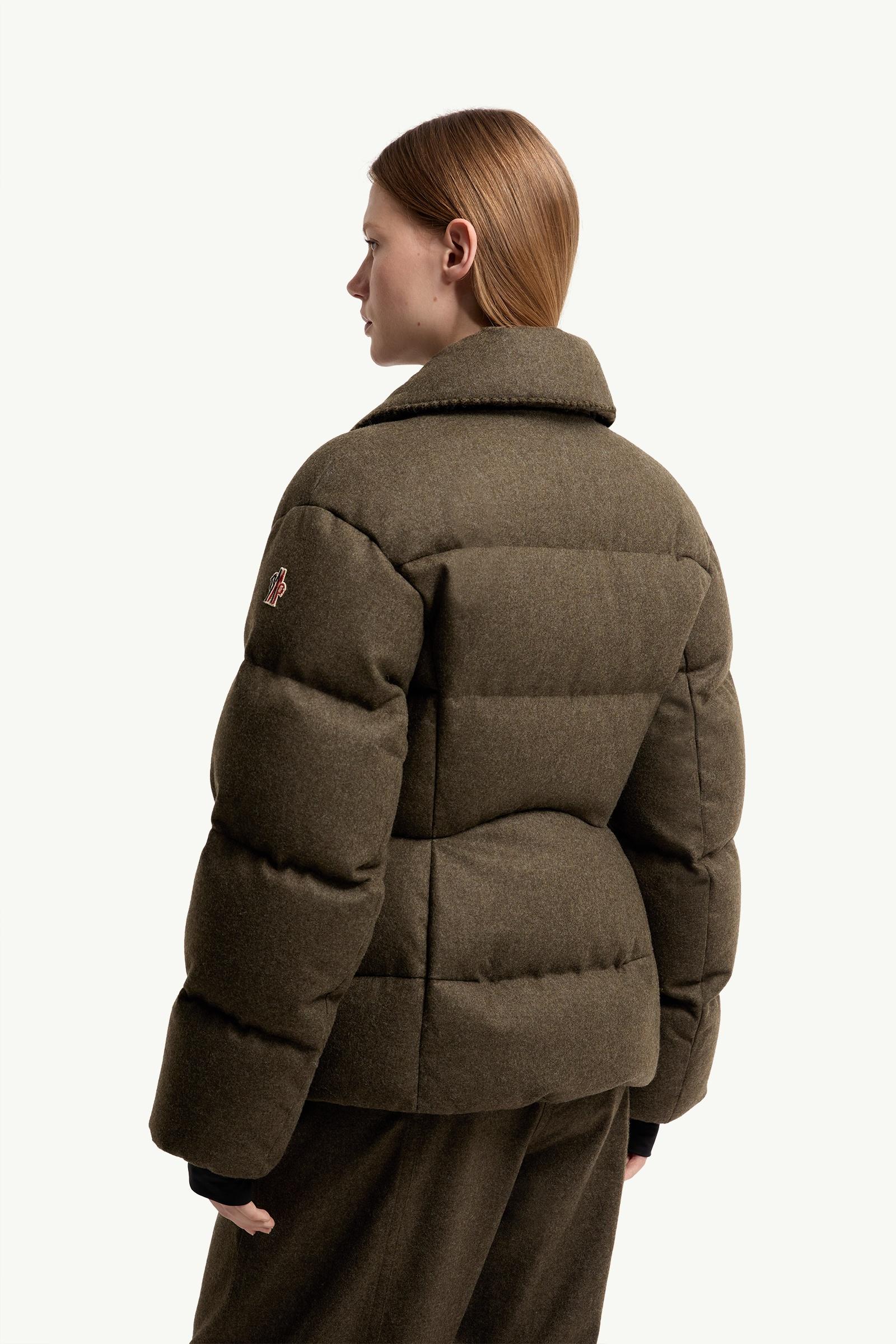 Olive Green Monteain Loden Short Down Jacket - Short Down Jackets
