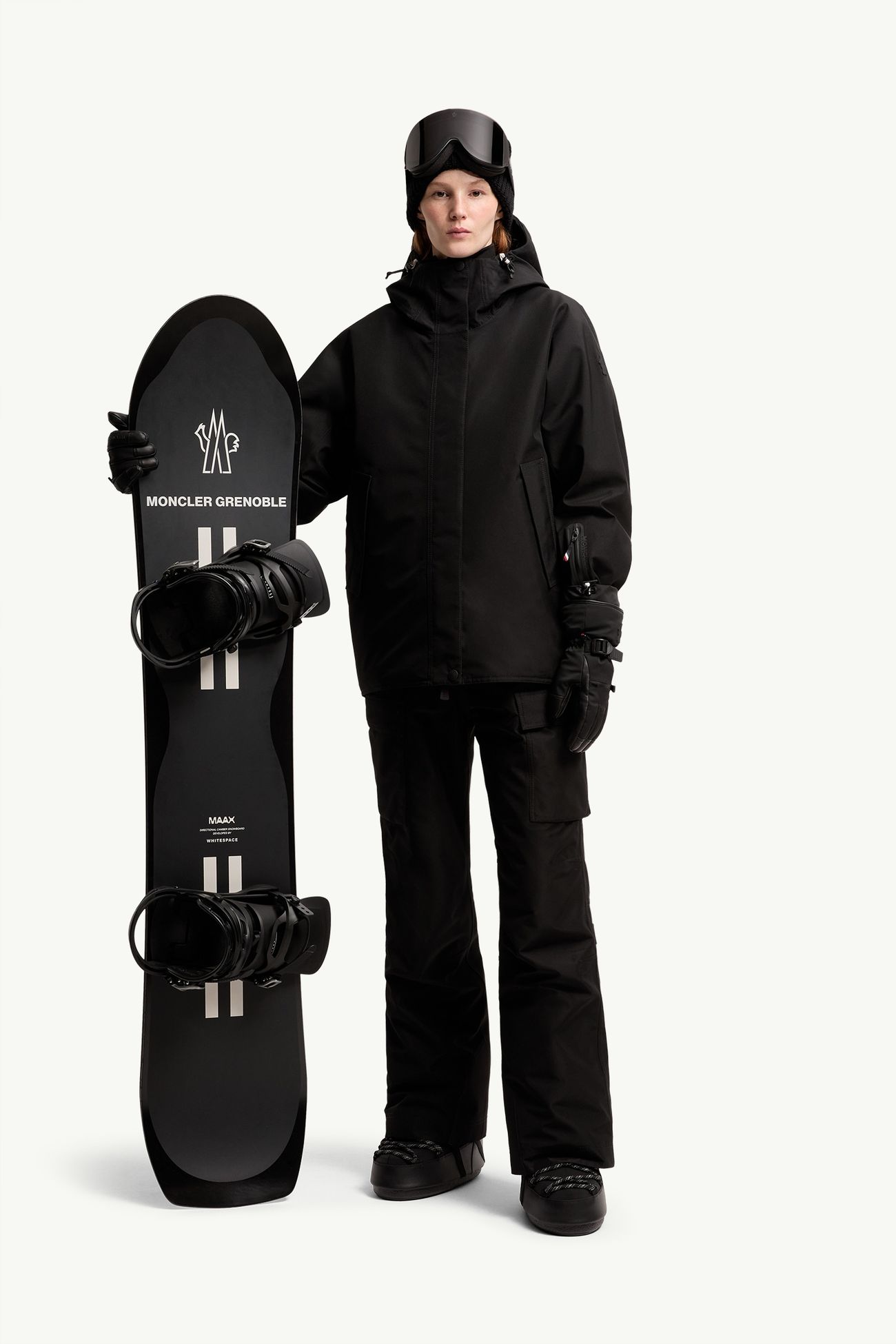 Bwindis 후드 GORE‑TEX® 라미네이트 단열 스키 재킷 여성 블랙 Moncler 0