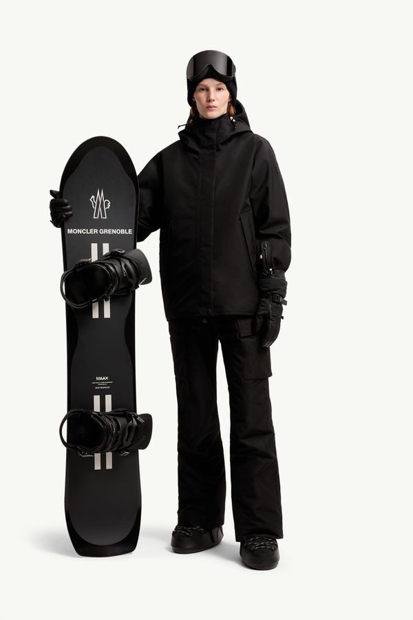 Bwindis連帽GORE-TEX®層壓保暖滑雪外套 女士 黑色 Moncler 0
