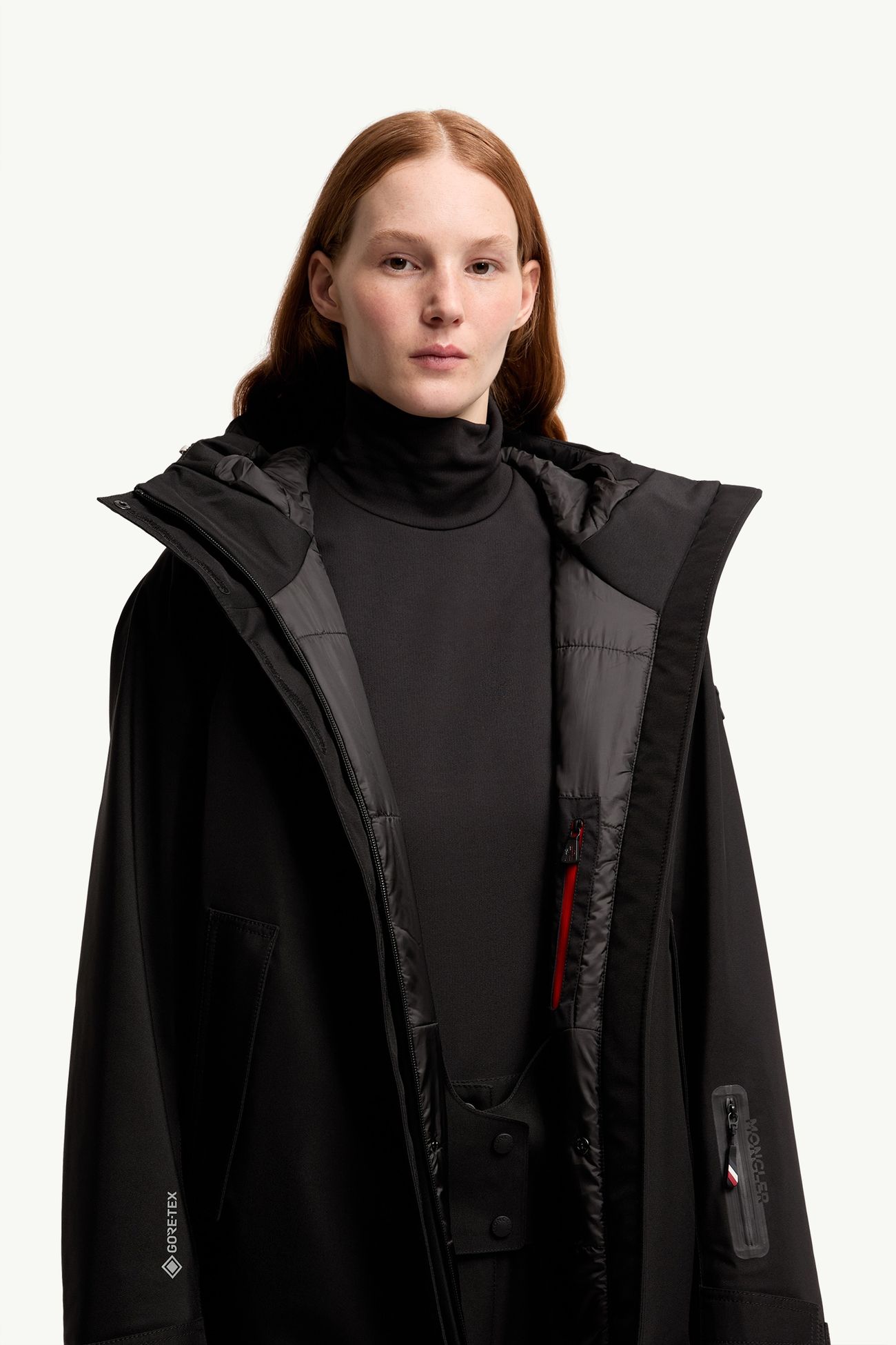 Bwindis 후드 GORE‑TEX® 라미네이트 단열 스키 재킷 여성 블랙 Moncler 5