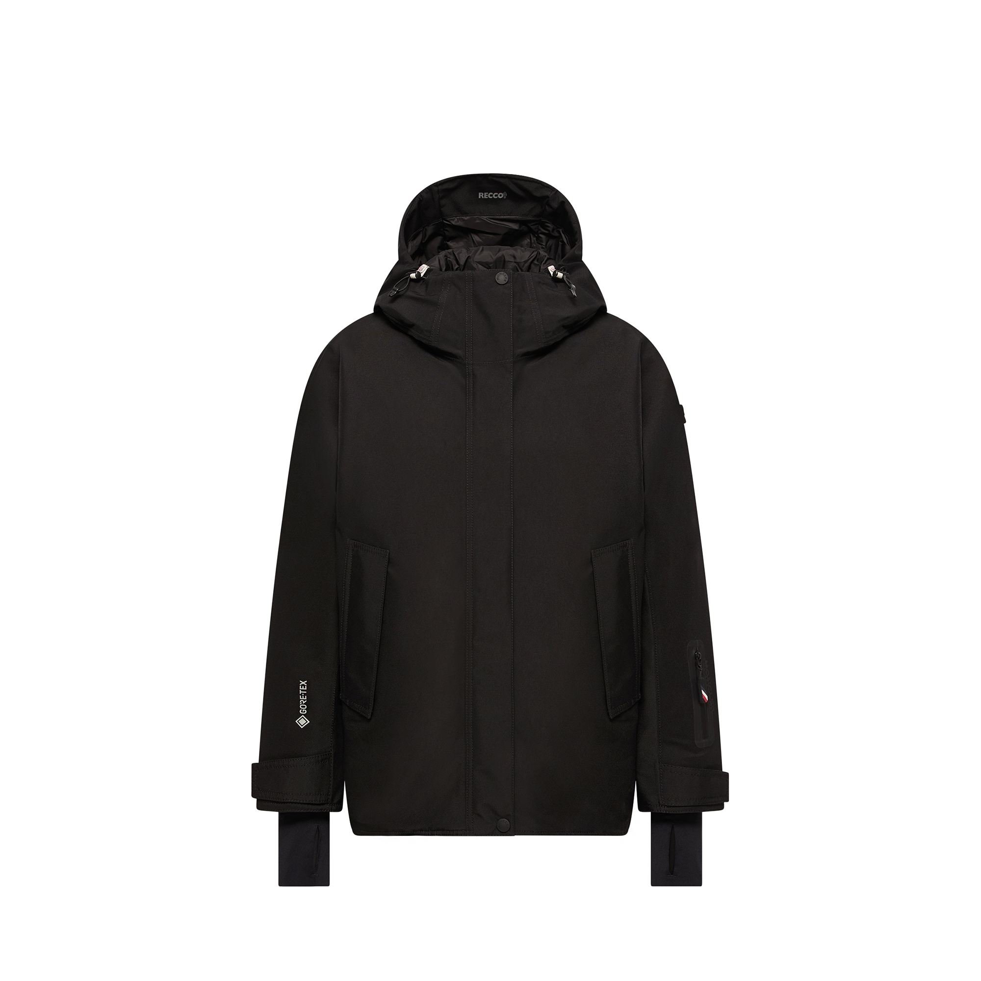 Moncler Giacca Da Sci Imbottita In Gore-Tex Laminato Con Cappuccio Bwindis Donna da Nero, Taglia: 2