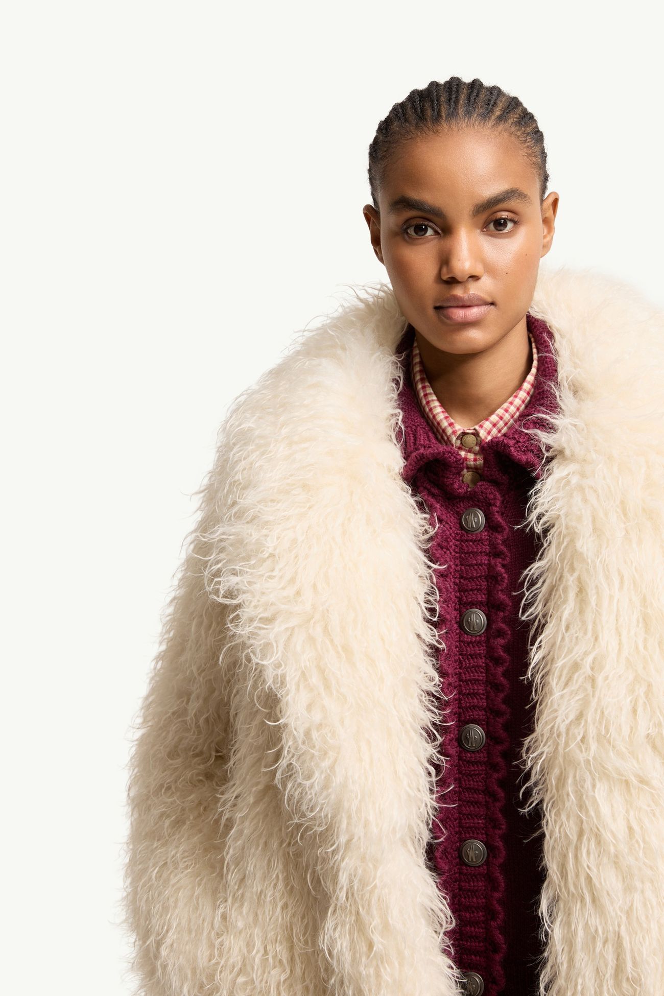 Malencos夾層短身外套 女士 淺米色 Moncler 5