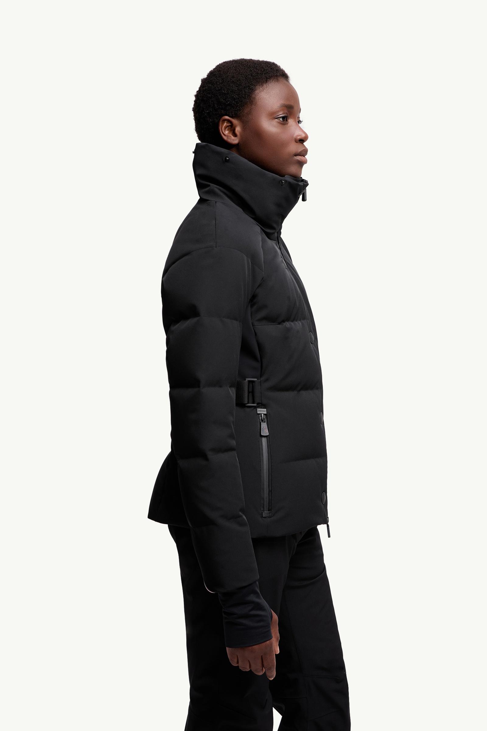 Black Guyane Hooded Insulated Ski Jacket - Ski Jackets for Women