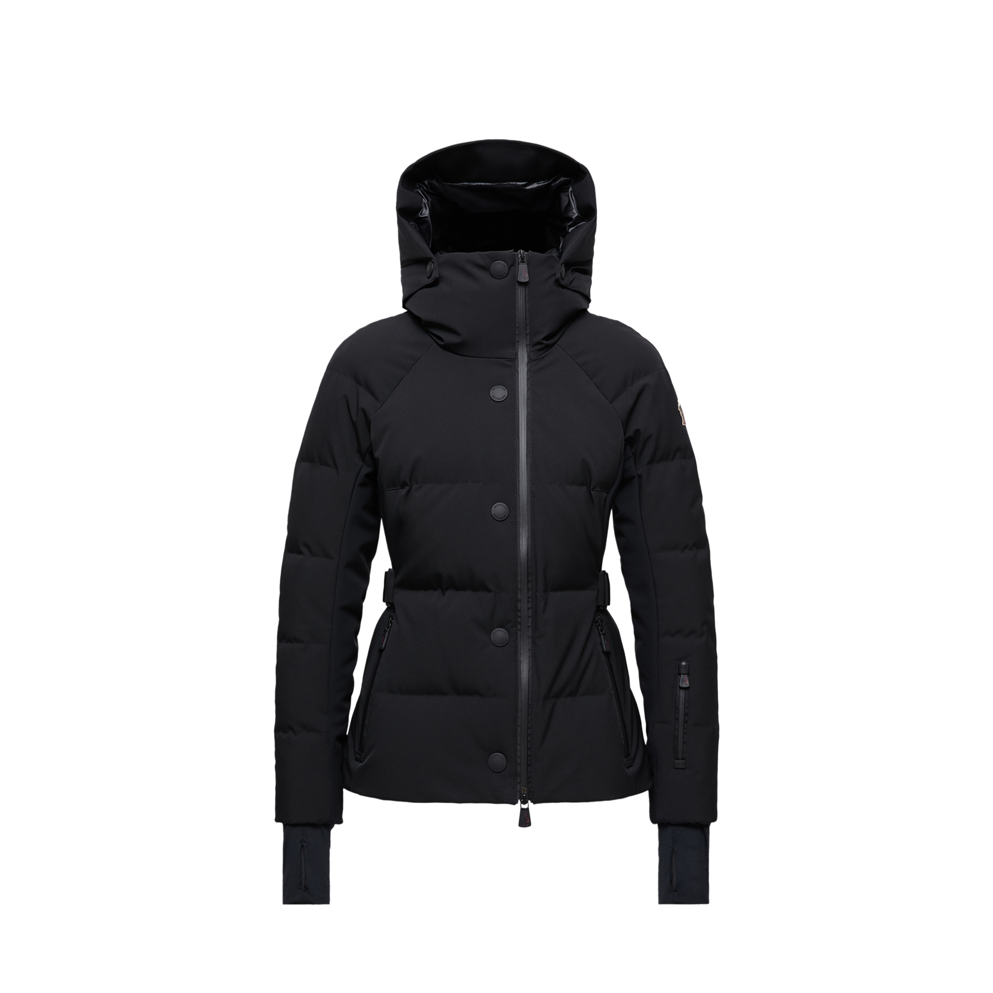 Grenoble    Guyane Hooded Insulated Ski Jacket for Women in Black, Size: 12