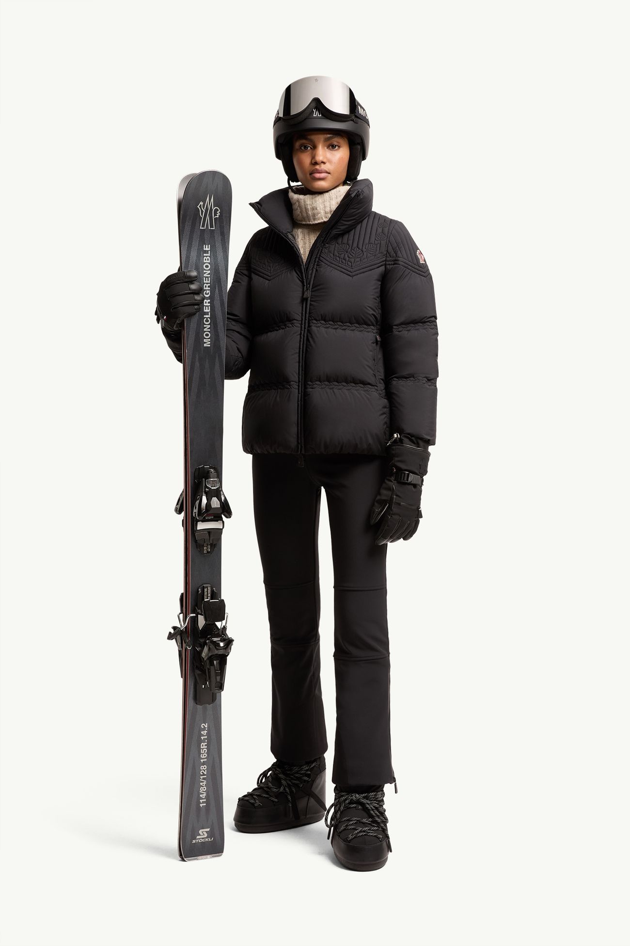 Anglins ๋๋ญ์ ์์ ํ๋ ๋จ์ด ์คํค ์ฌํท ์ฌ์ฑ ๋ธ๋ Moncler 0