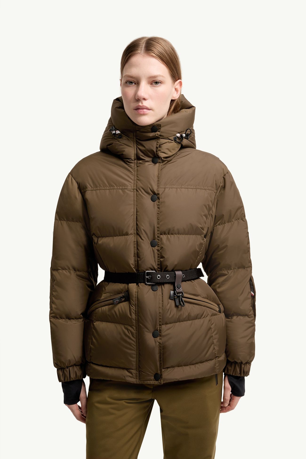 Salastrains Insulated Ski Jacket Women Brown Moncler 3