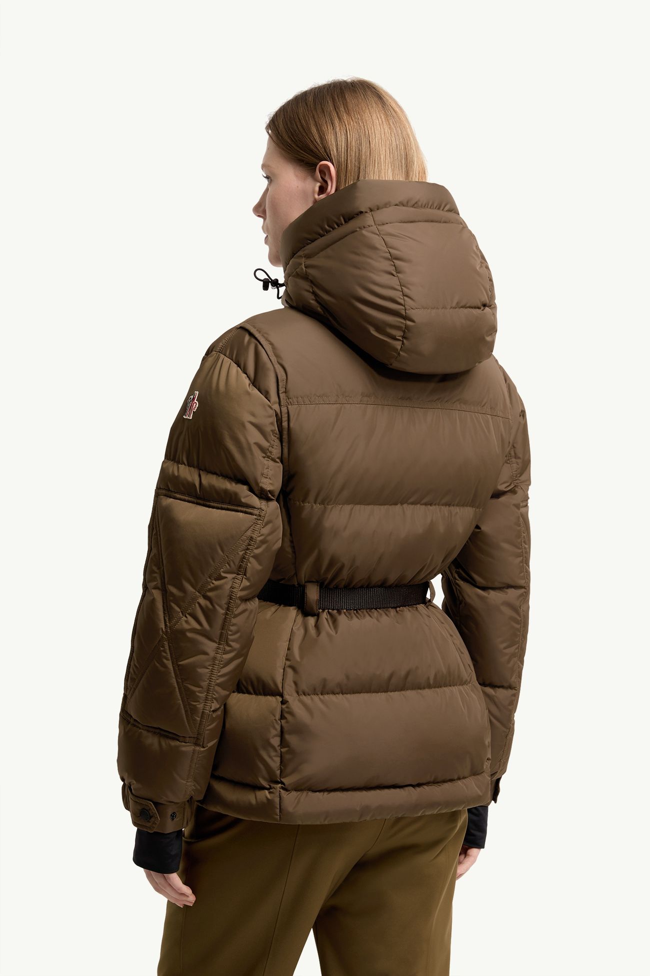 Salastrains保暖連帽滑雪外套 女士 啡色 Moncler 4