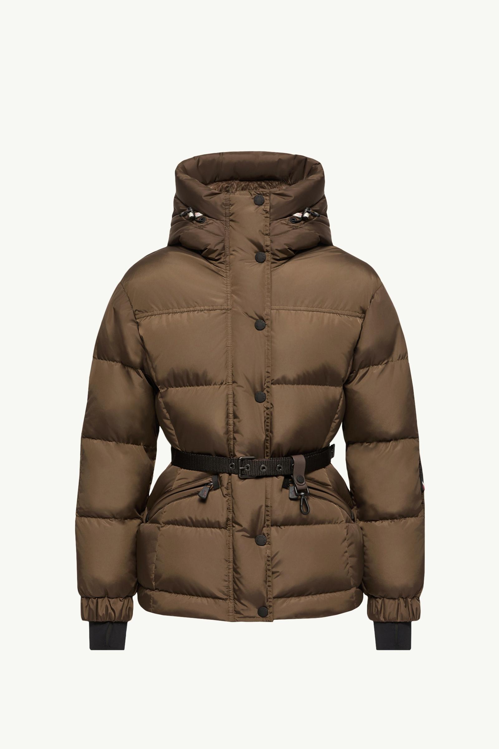 Salastrains 단열 후드 스키 재킷 여성 브라운 Moncler, 1 of 0