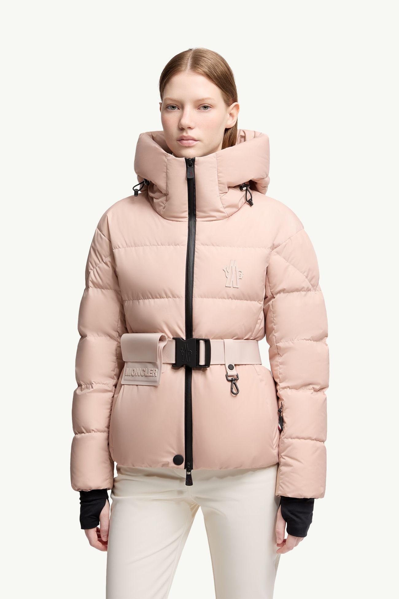 Giacca da sci isolante Bouquetin con cappuccio Donna Rosa Moncler 3