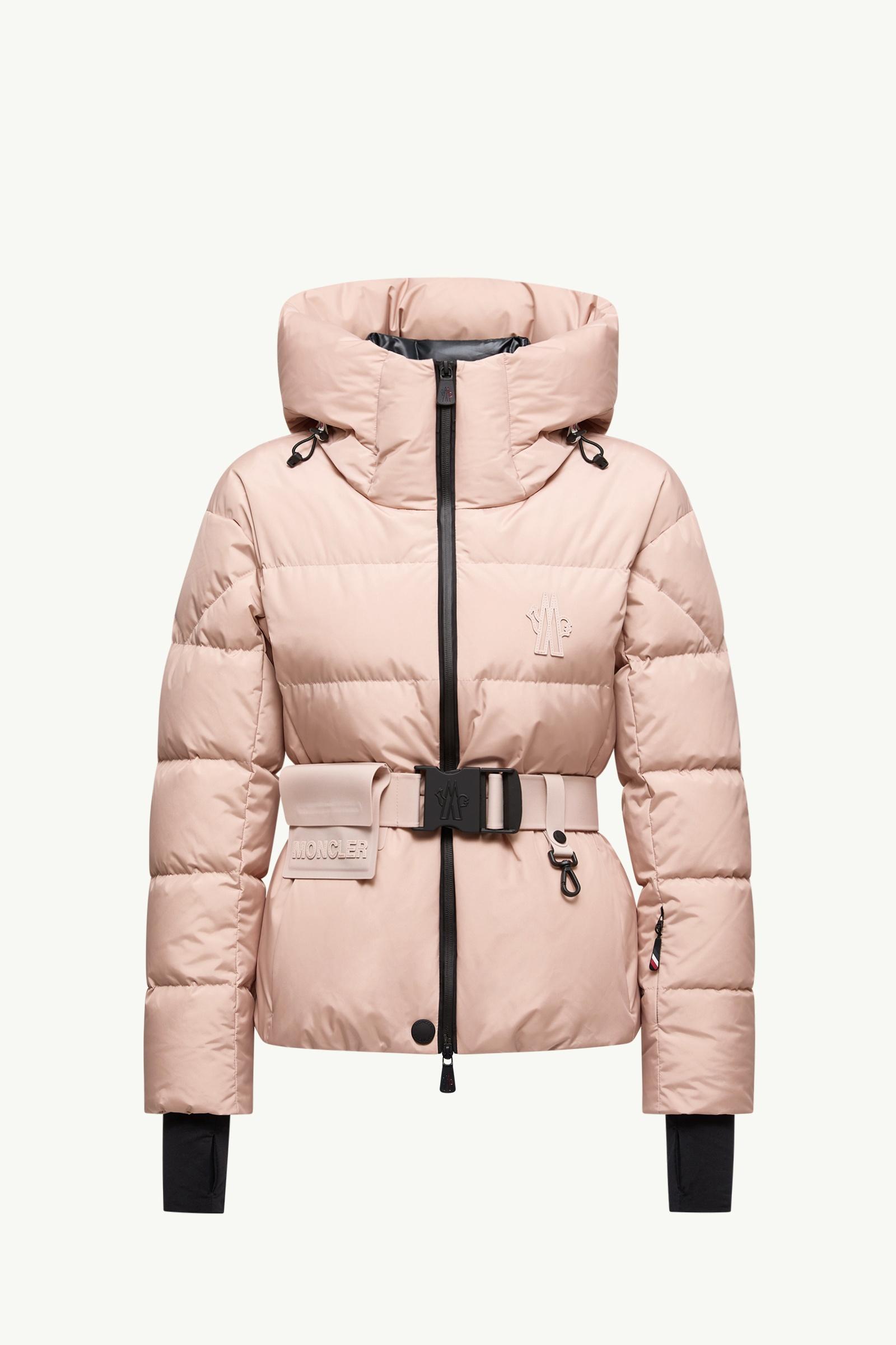 Bouquetin Hooded Insulated Ski Jacket Women Pink Moncler, 1 of 0