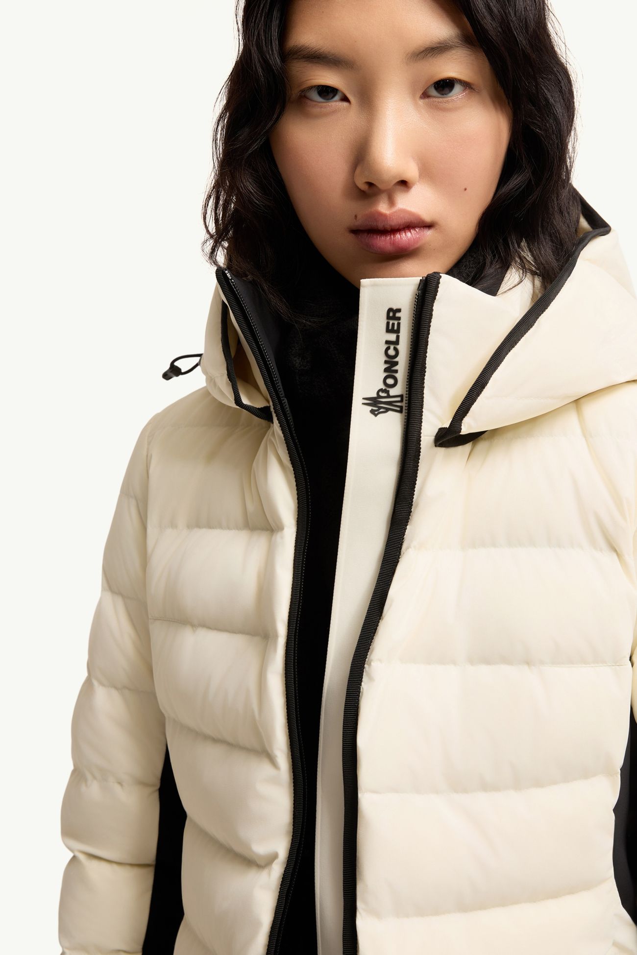 Lamouras連帽滑雪羽絨外套 女士 象牙白色 Moncler 6