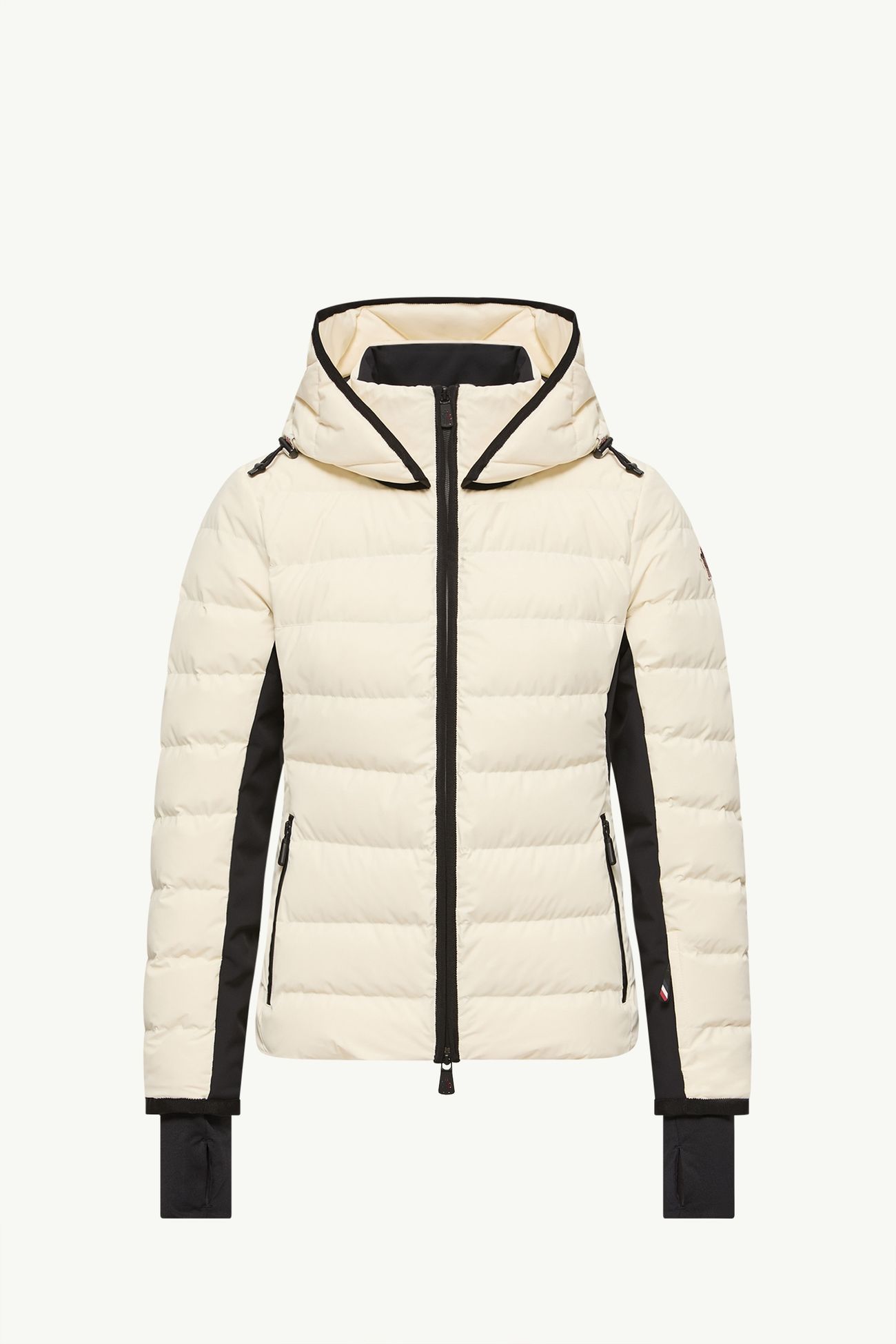 Lamouras Hooded Down Ski Jacket Women White Ivory Moncler 2