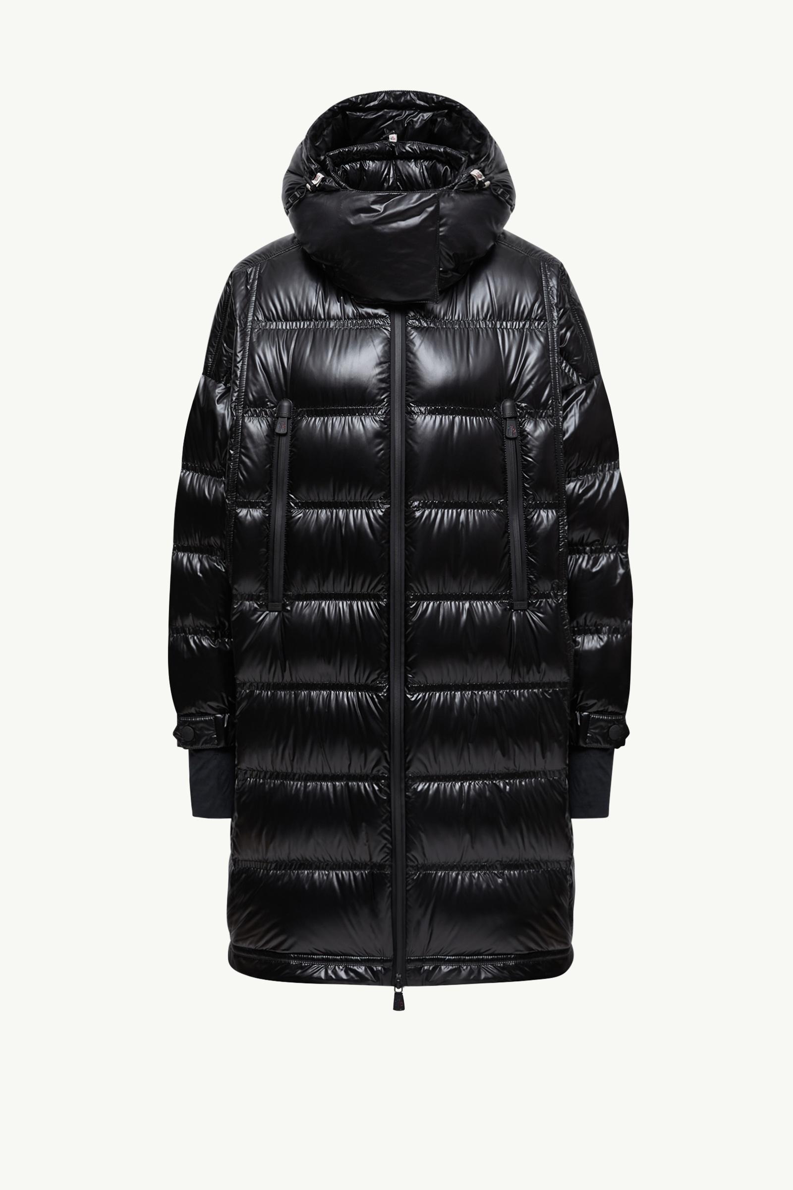 Piumino lungo Rochelairs con cappuccio Donna Nero Moncler, 1 of 0