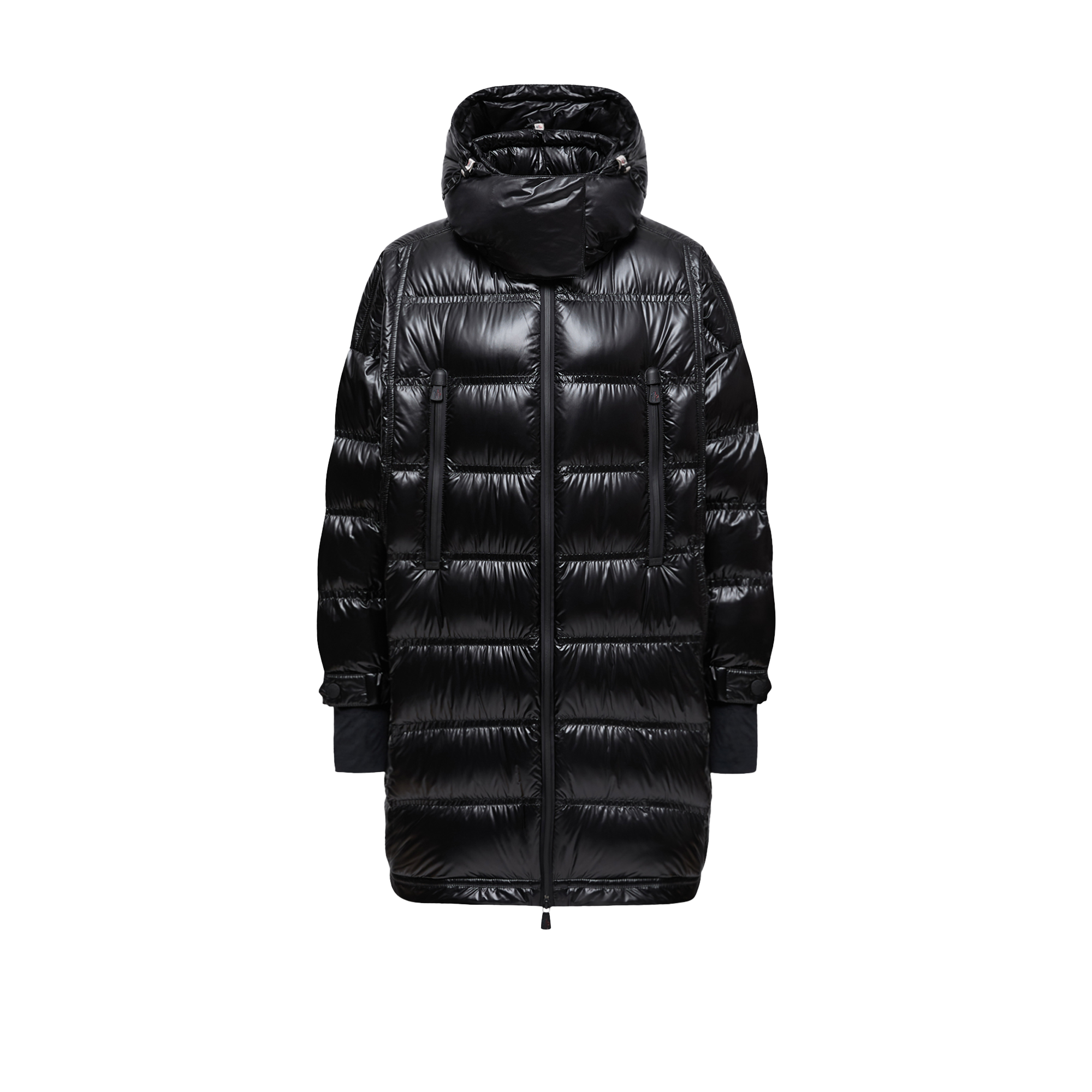 Moncler Grenoble Women's Black Rochelairs Hooded Long Down Jacket - Woman Jackets 1 - Image 3