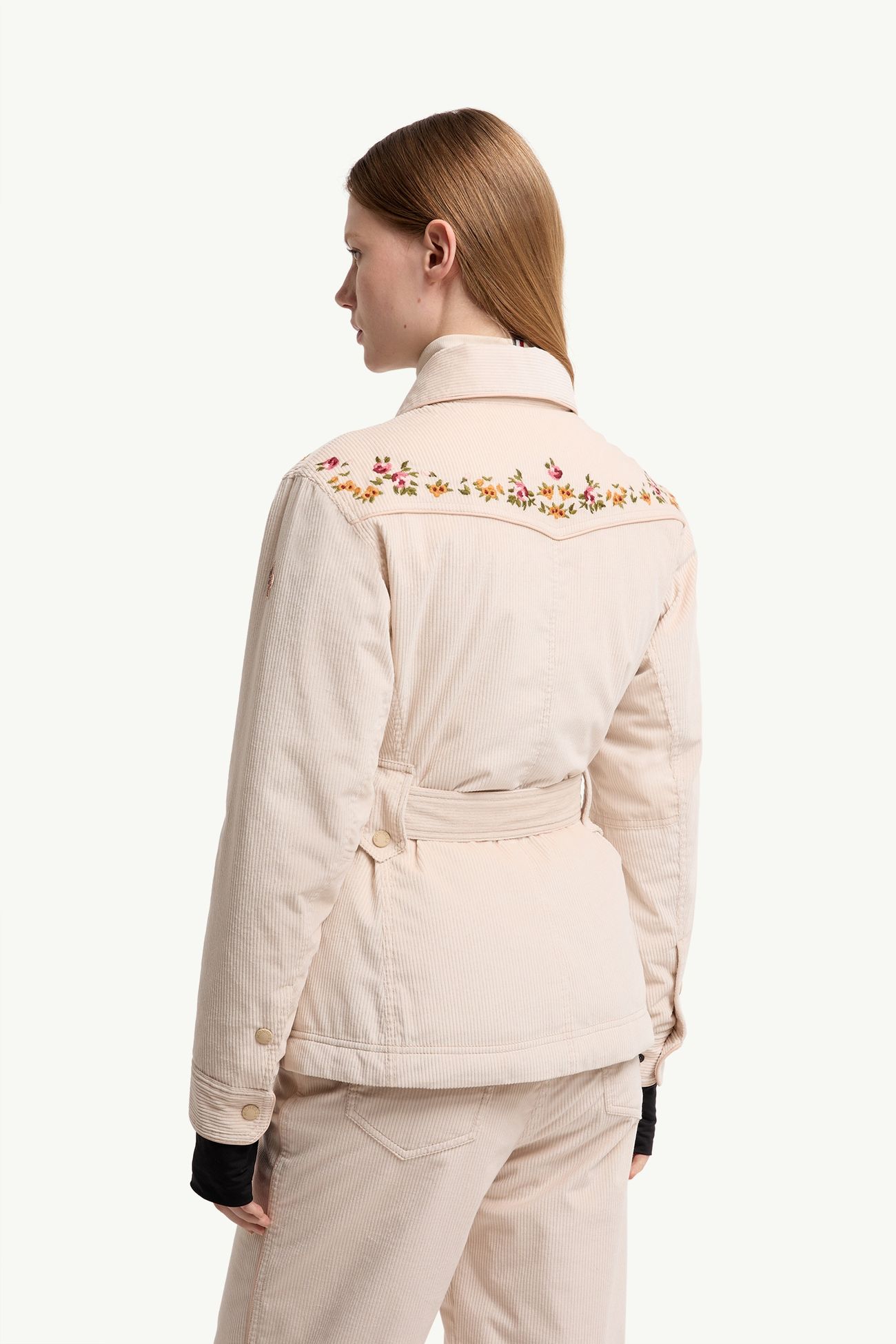 Olonne保暖滑雪恤衫式外套 女士 淺米色 Moncler 4